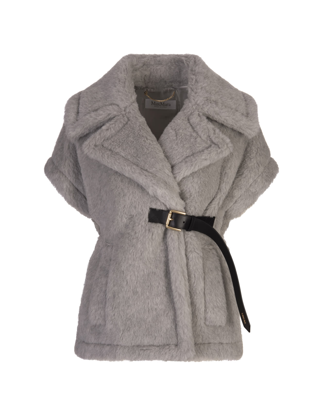 Shop Max Mara Grey New Abavo Cape