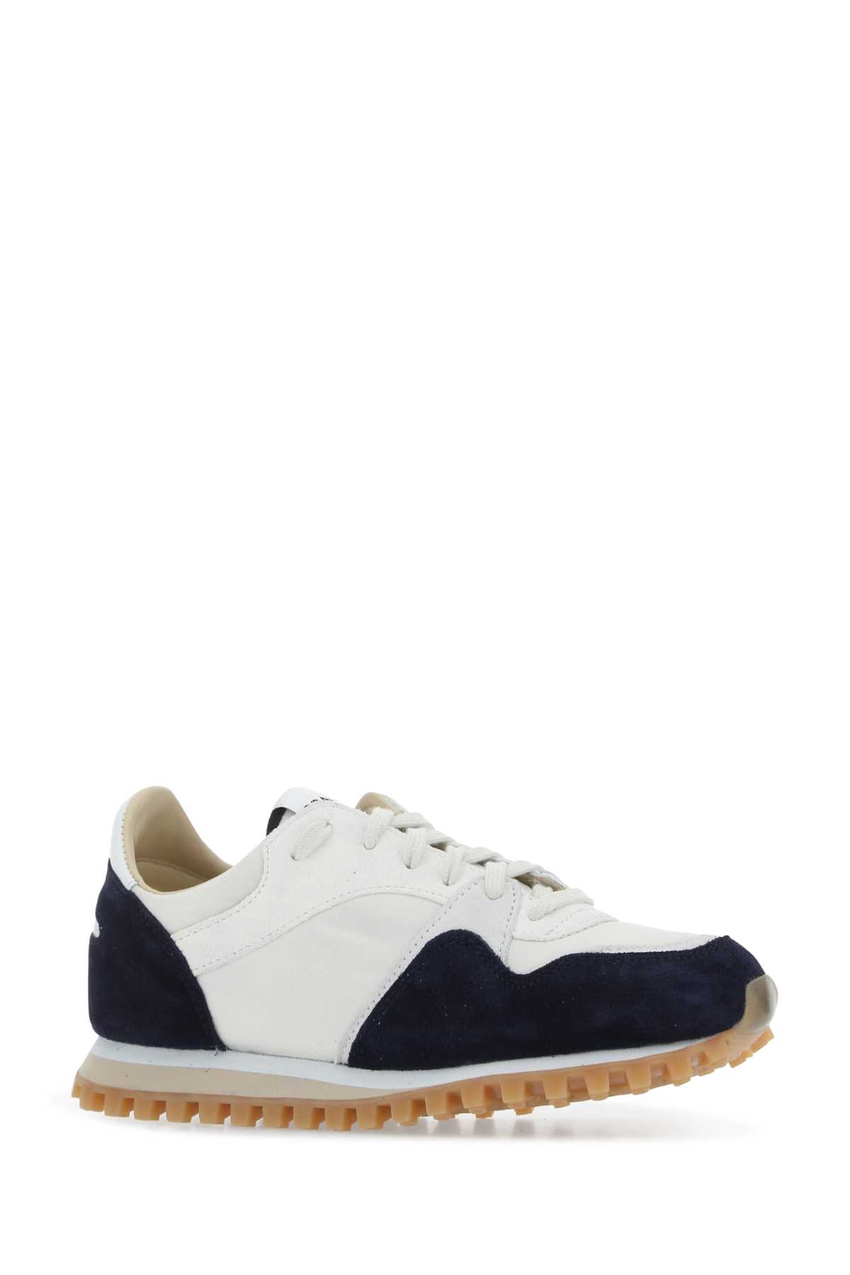Spalwart Multicolor Mesh And Suede Marathon Trail Sneakers In Navy