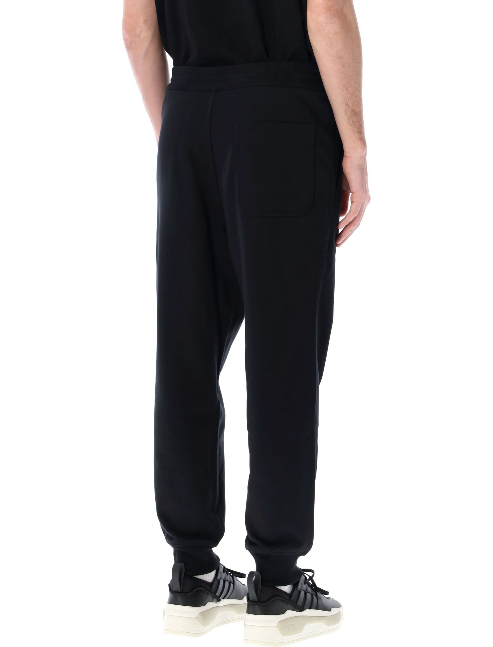 Shop Y-3 Logo Sweatpants In Black