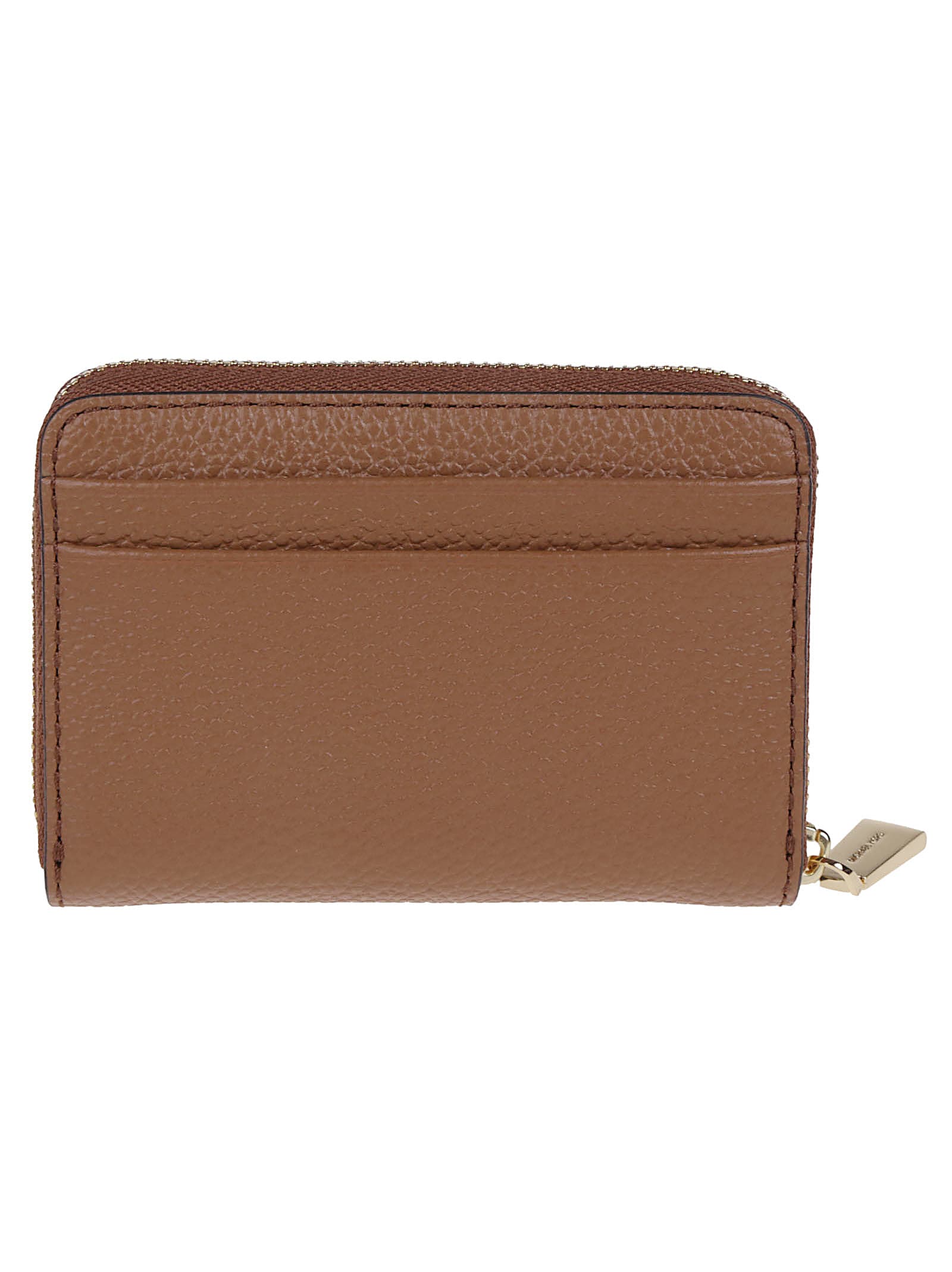Michael Kors Small Jet Set Coin Card Case In Brown