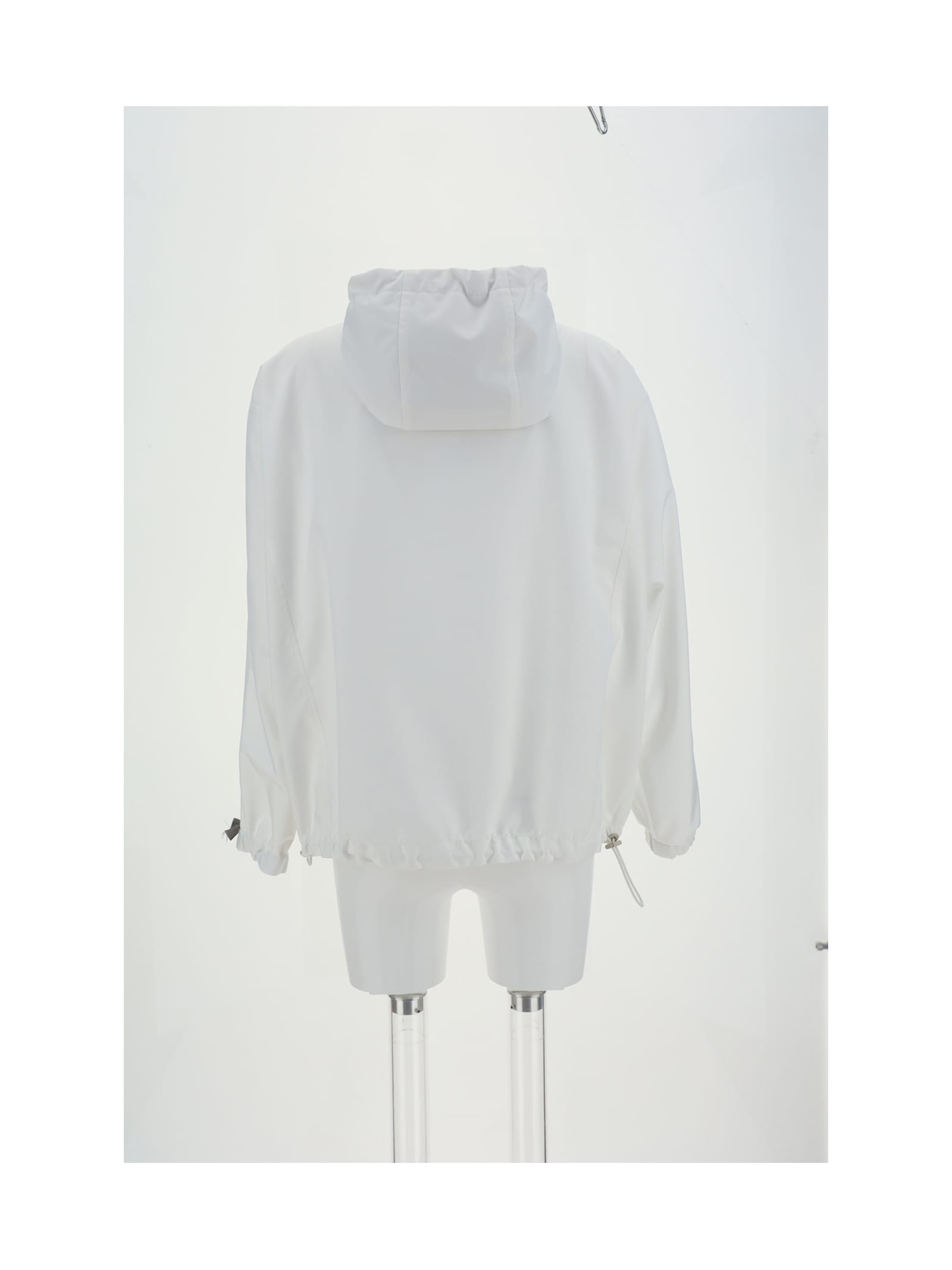 Brunello Cucinelli White Precious Trims Jacket