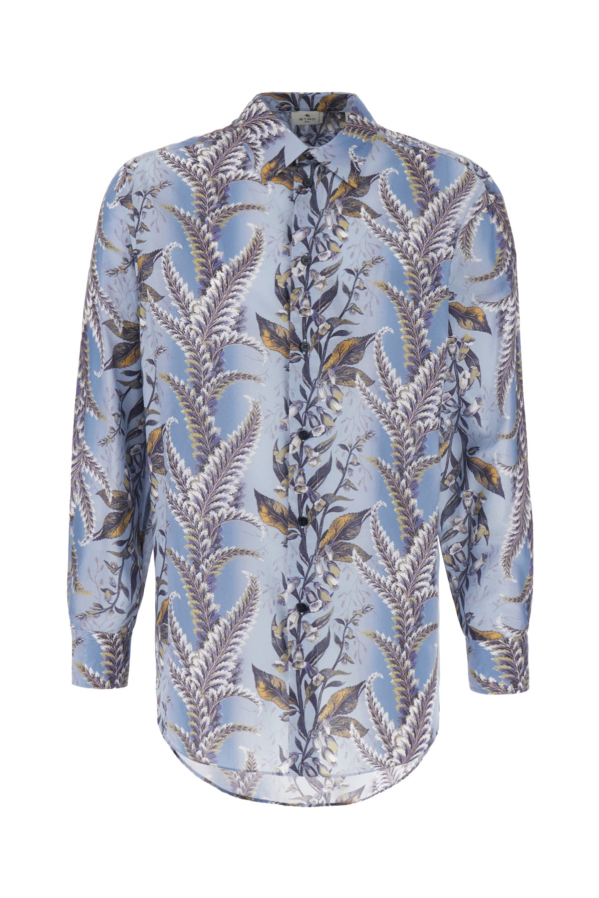 Shop Etro Printed Cotton Shirt In X0880