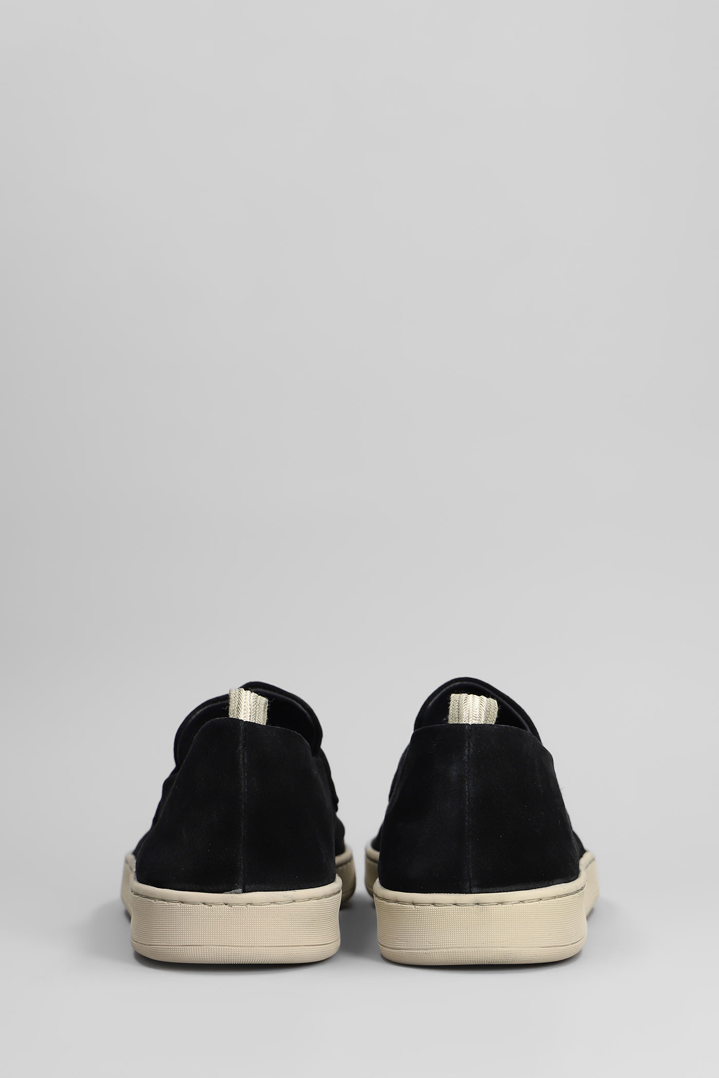 Officine Creative Herbie 001 Loafers In Black Suede