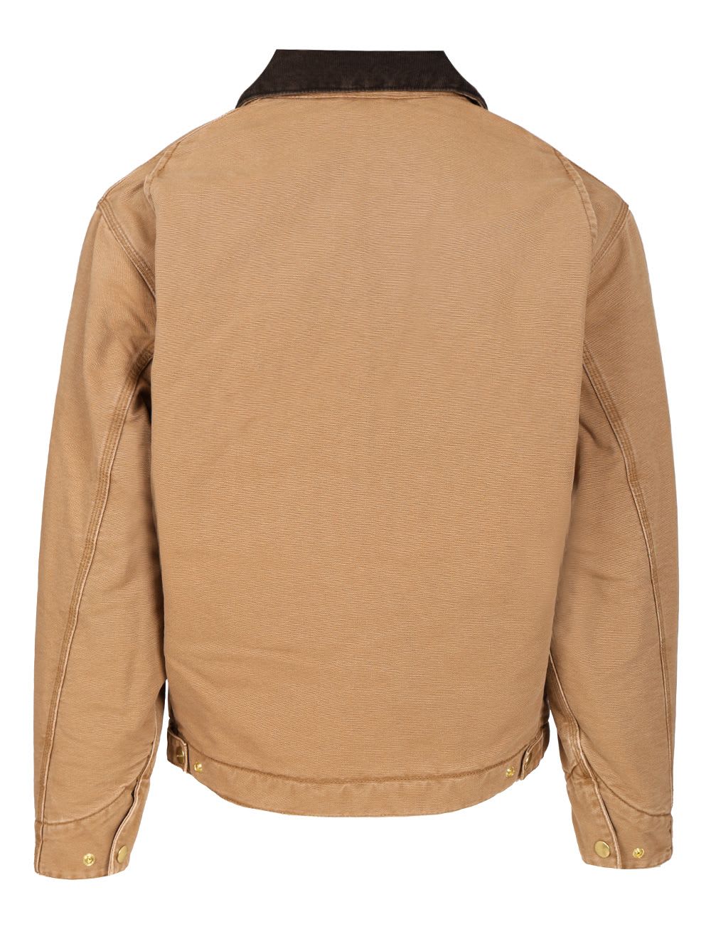Carhartt Og Detroit Corduroy-collar Jacket In Brown
