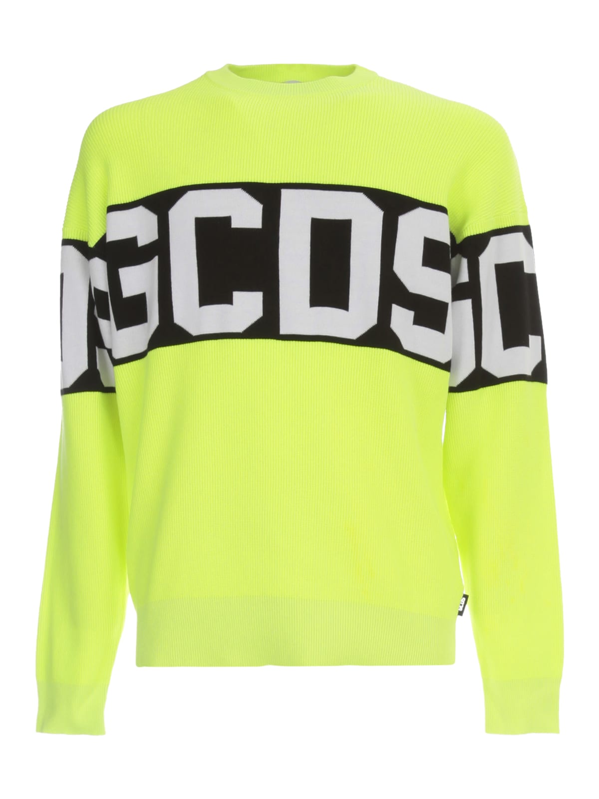 GCDS COTTON FLUO SWEATER W/LOGO,11275336