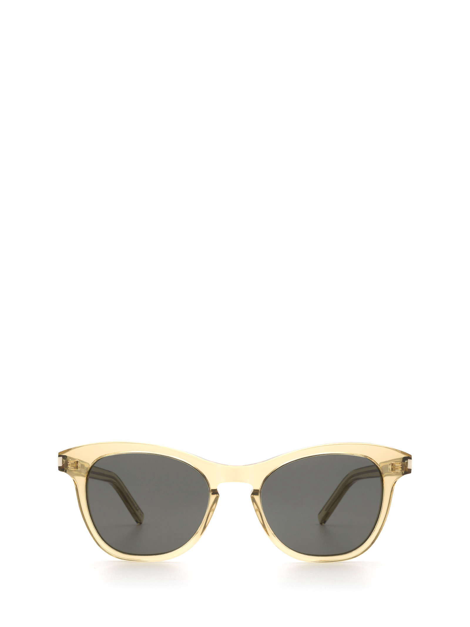 Shop Saint Laurent Sl 356 Yellow Sunglasses