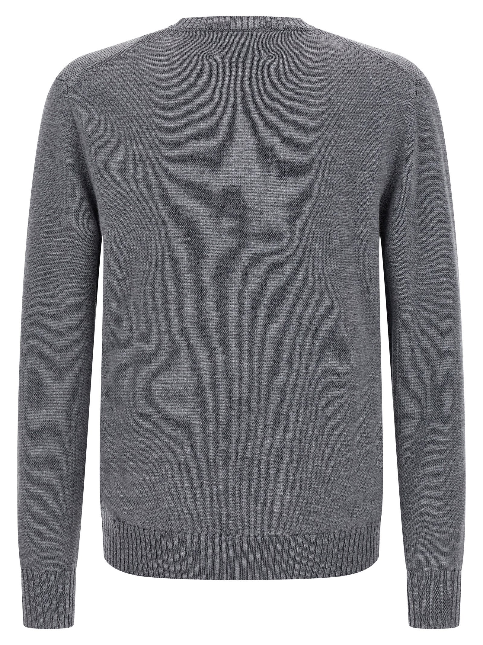 Ballantyne Merino Sweater Sweaters And Cardigans Gray In Gray