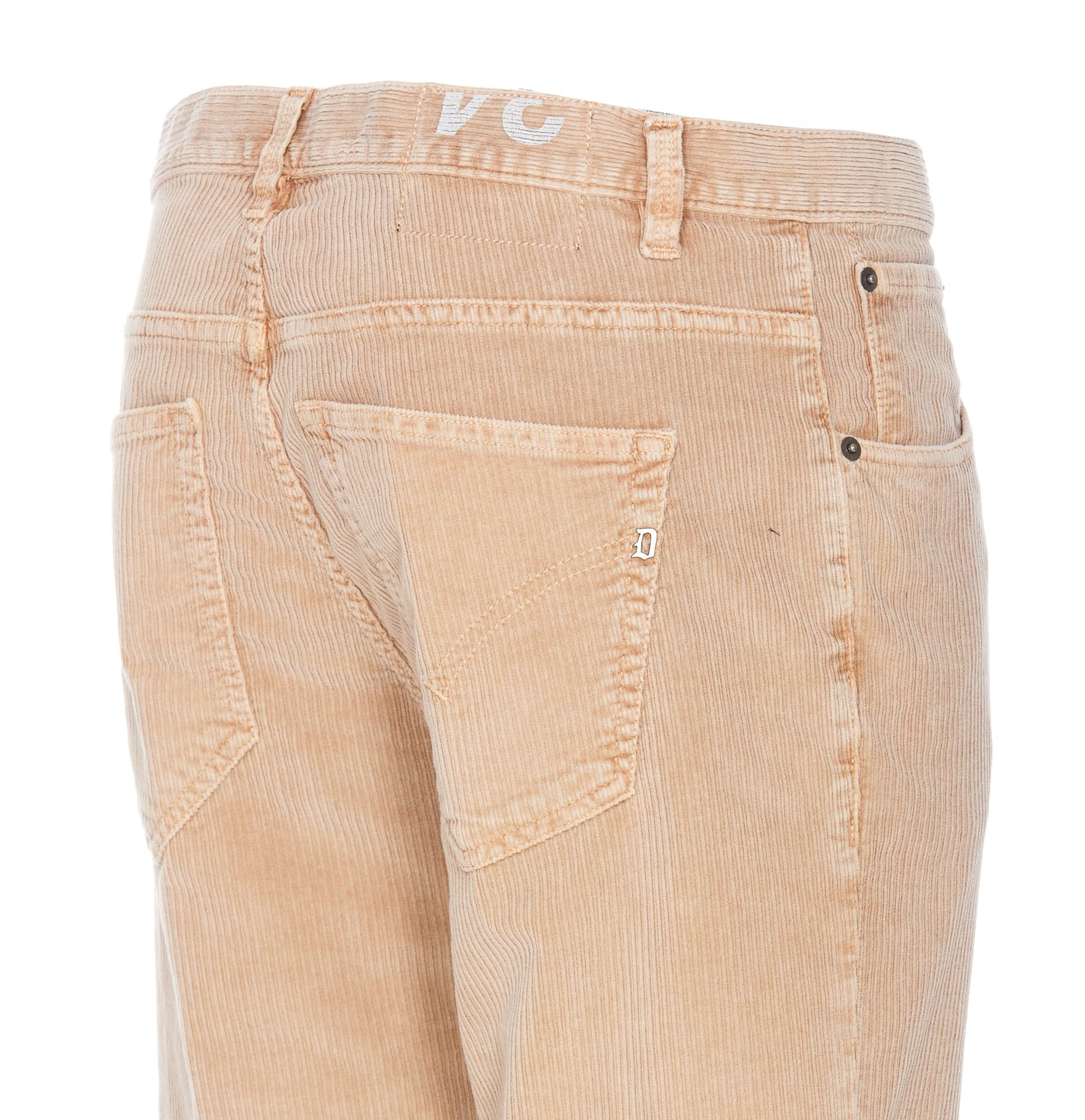 Shop Dondup Brighton Pants In Beige