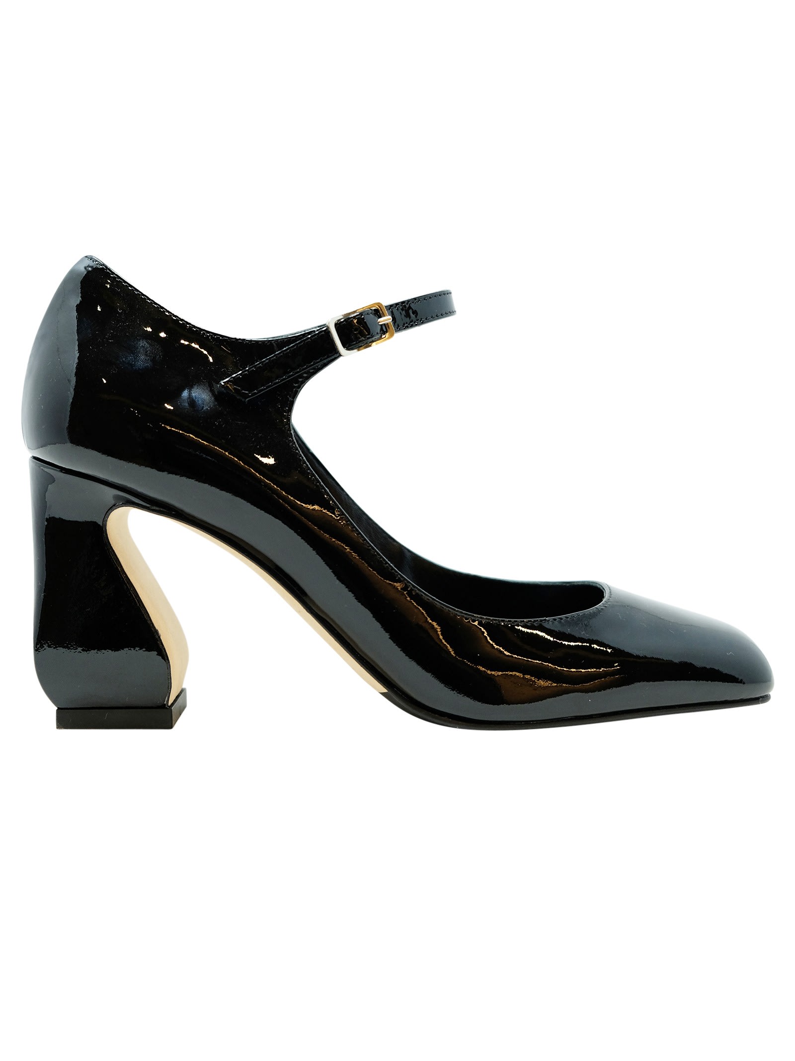 Si Rossi Black Patent Leather Pumps