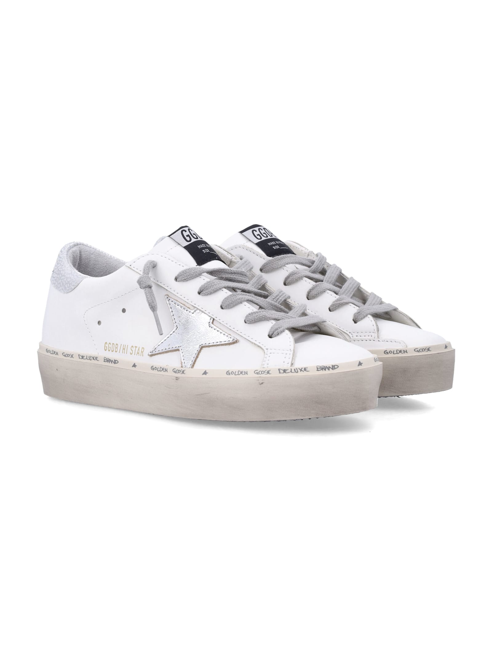 Golden Goose Hi Star Leather Women S Sneaker In White