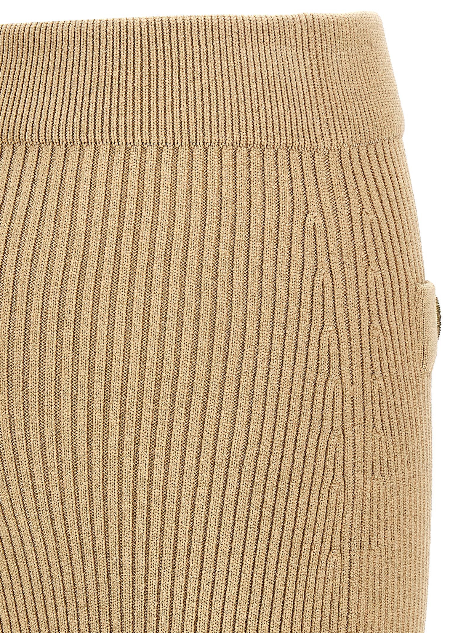 BALMAIN KNIT MIDI SKIRT
