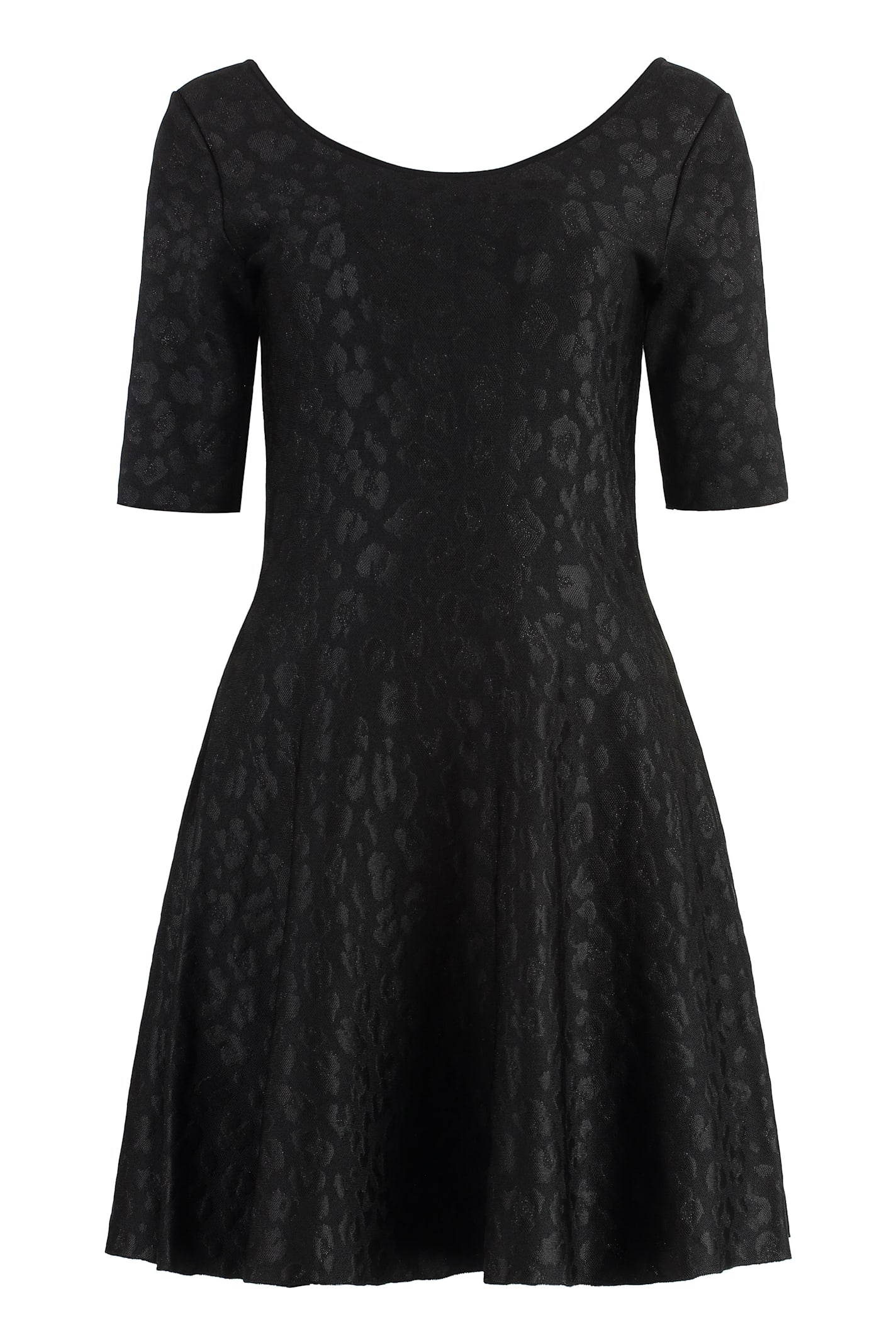 Jacquard Knit Mini-dress