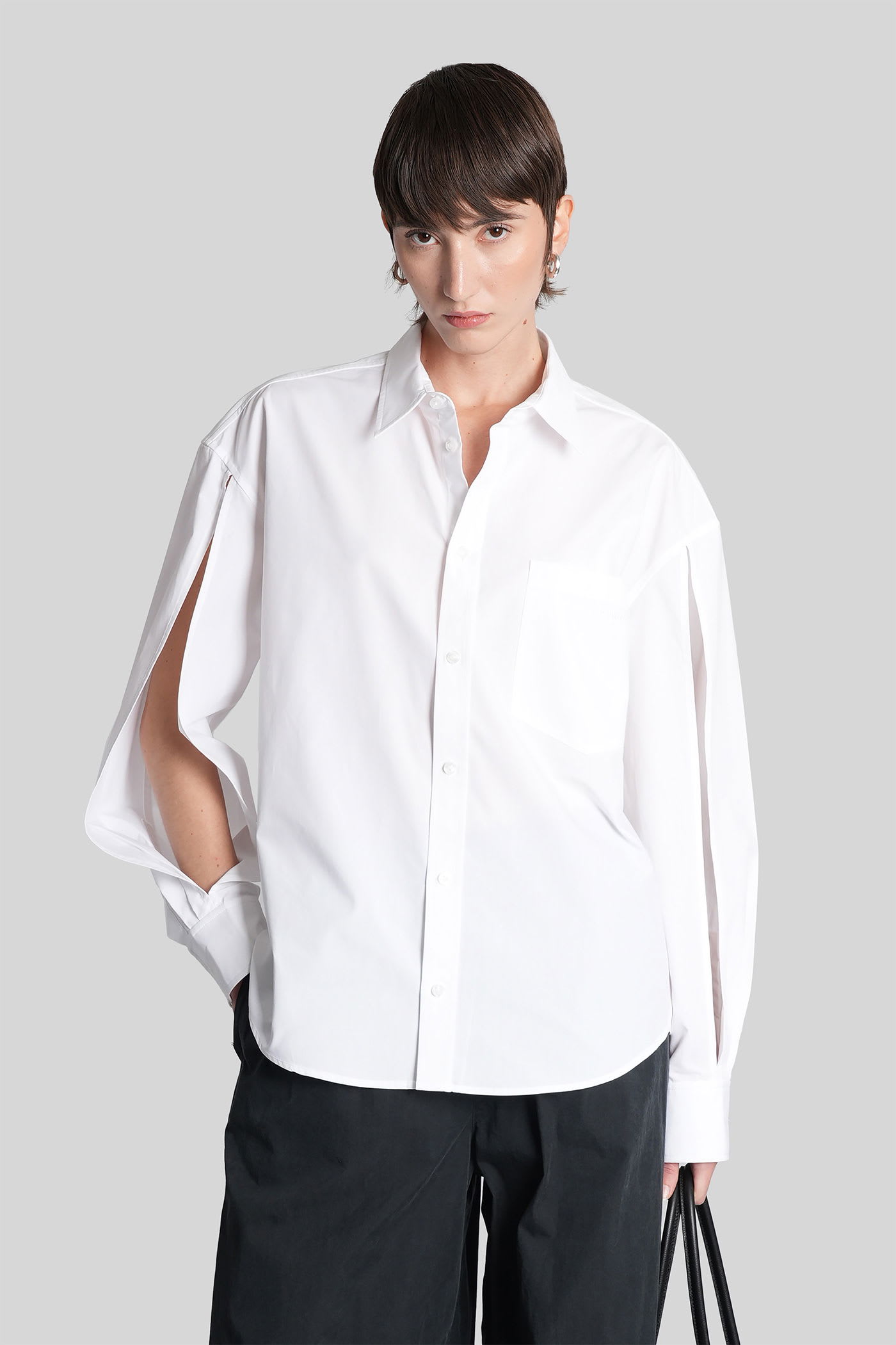 Alexander Wang Shirt In White Cotton In White