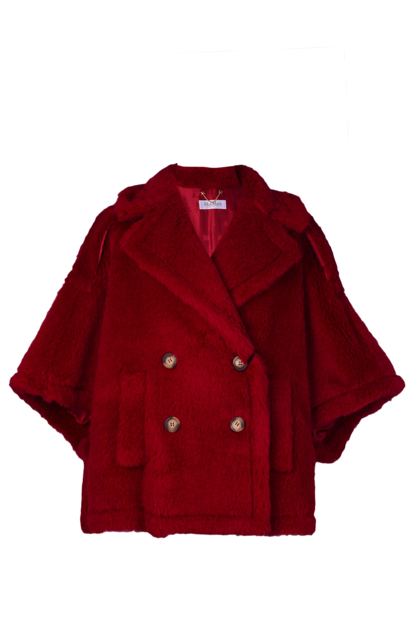 Shop Max Mara Puffer Jacket In Red