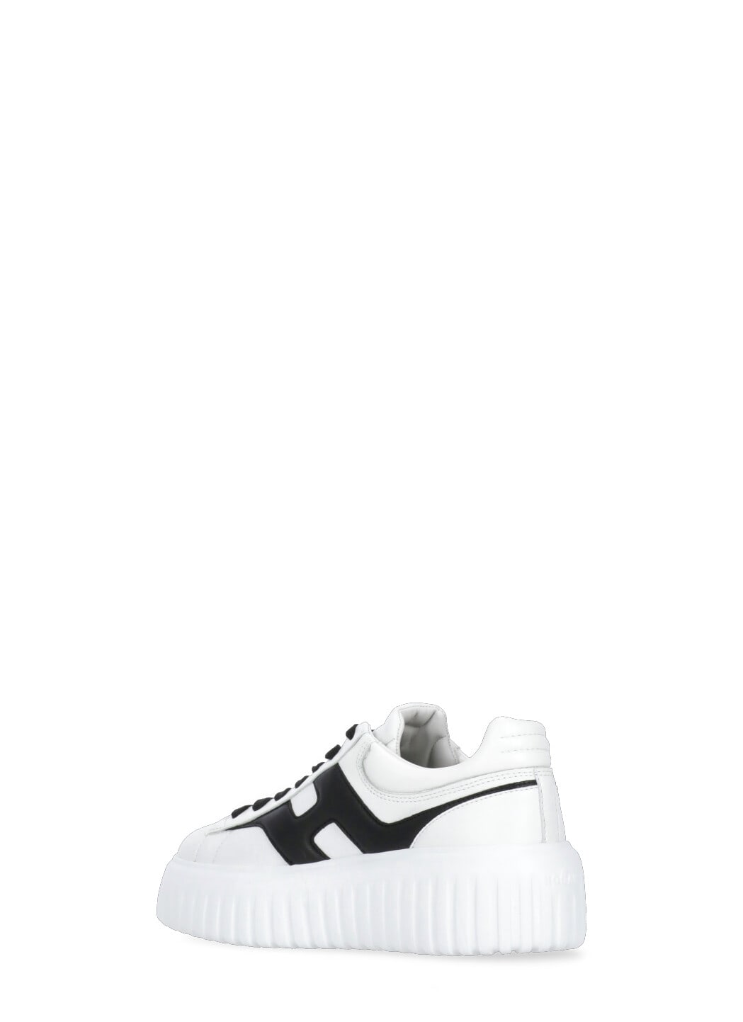 Shop Hogan H-stripes Sneakers In White