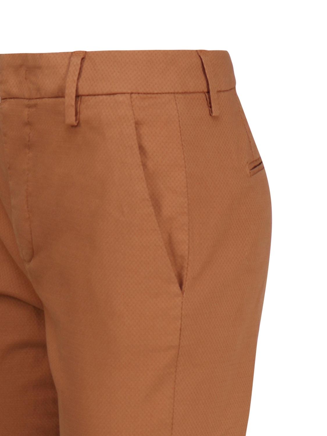 Shop Dondup Regular Erin Trousers In Cotton In Beaver