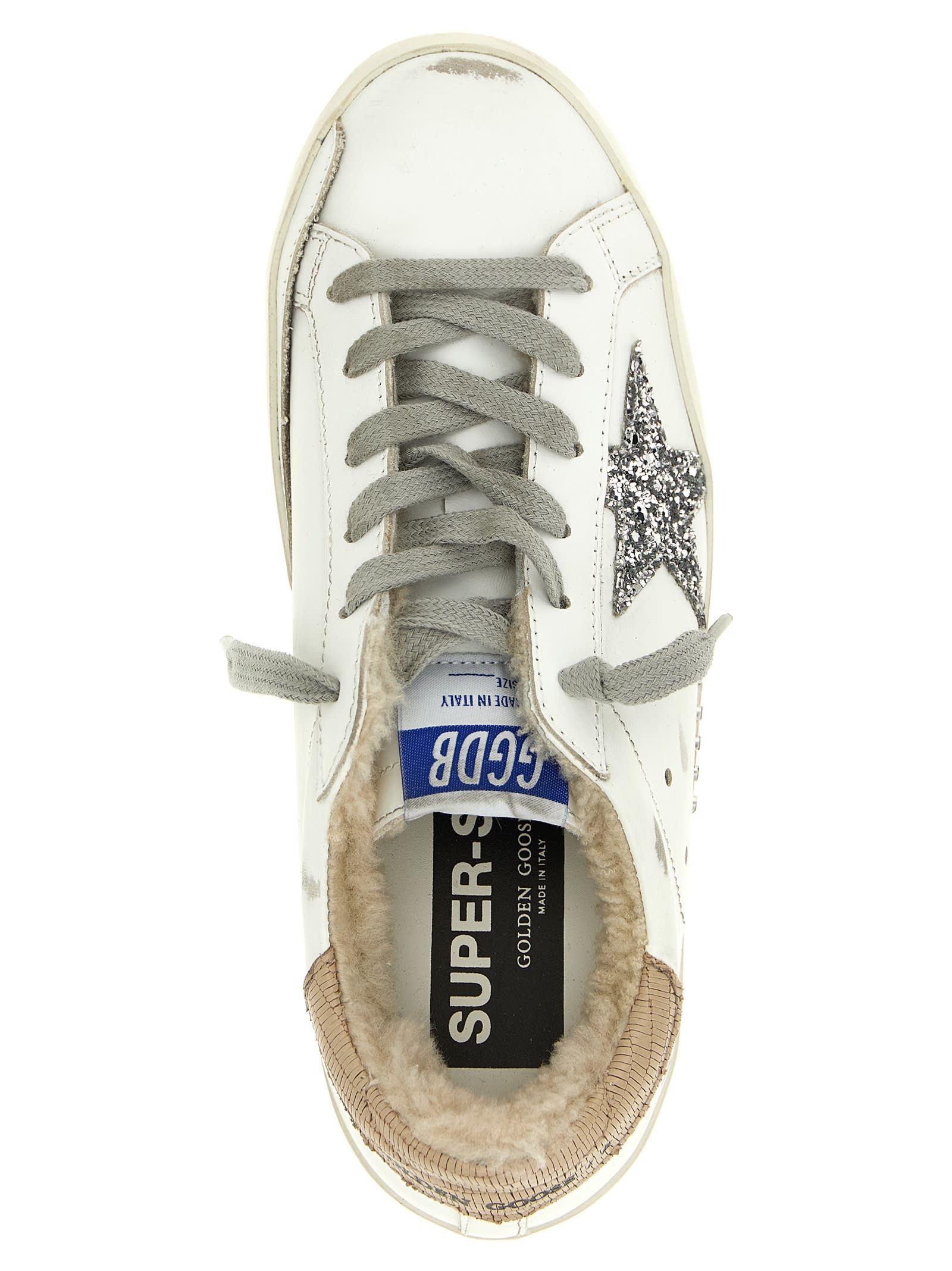 Golden Goose Superstar Sneakers Shearling Lining In Multi