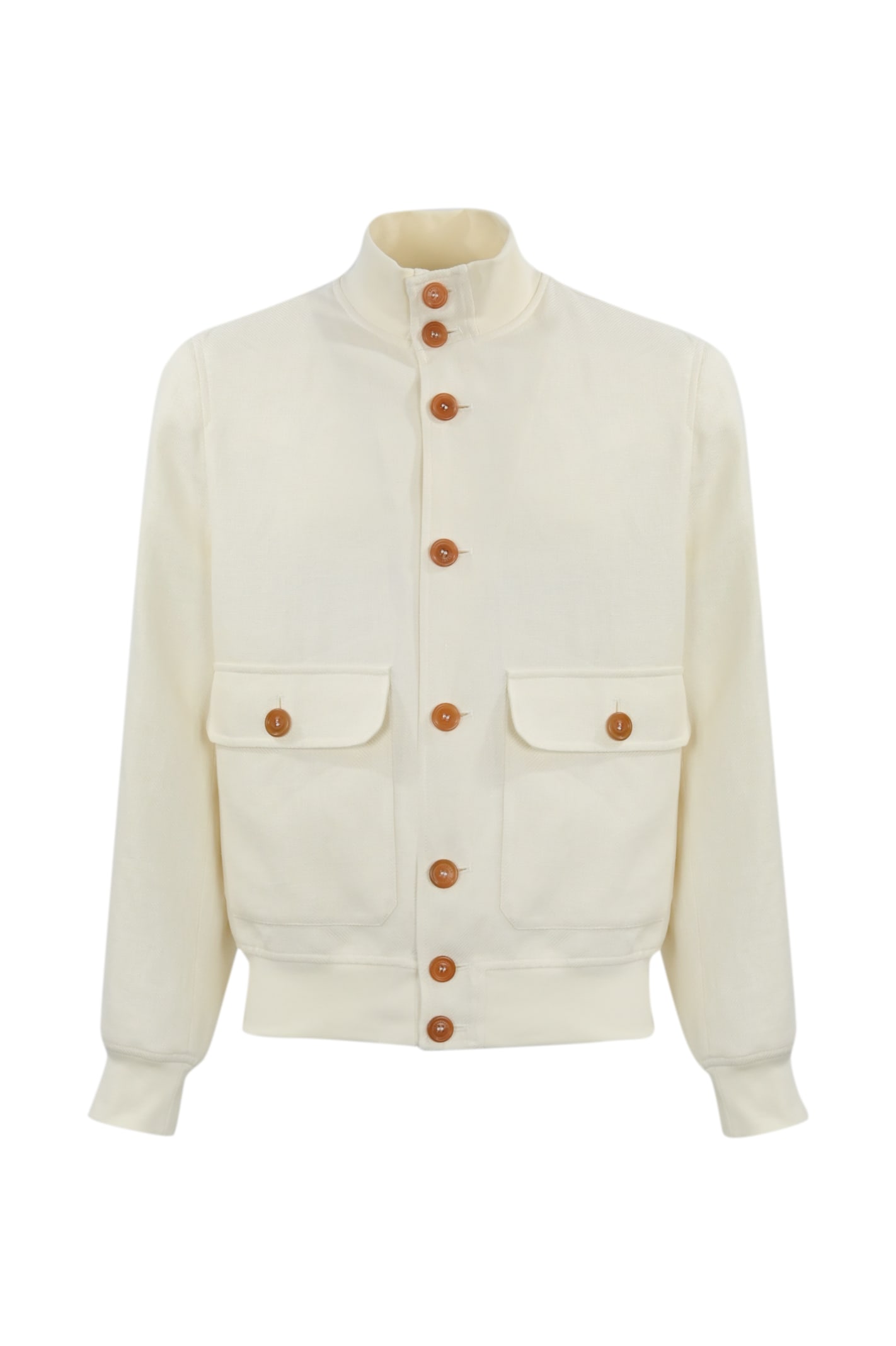 BRUNELLO CUCINELLI LINEN, WOOL AND SILK JACKET