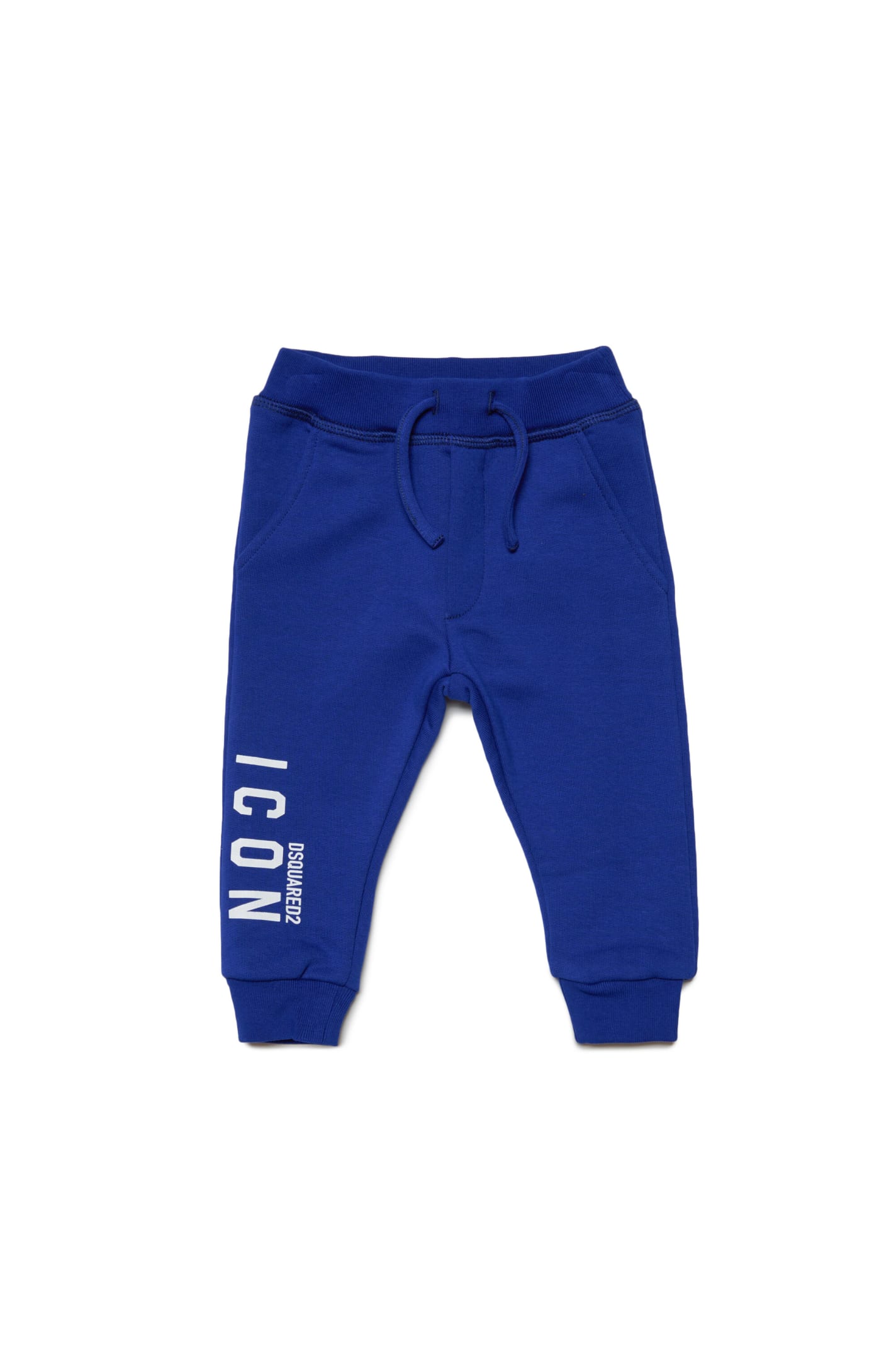 DSQUARED2 D2P606B-ICON TROUSERS DSQUARED ICON LOGO JOGGER PANTS IN FLEECE
