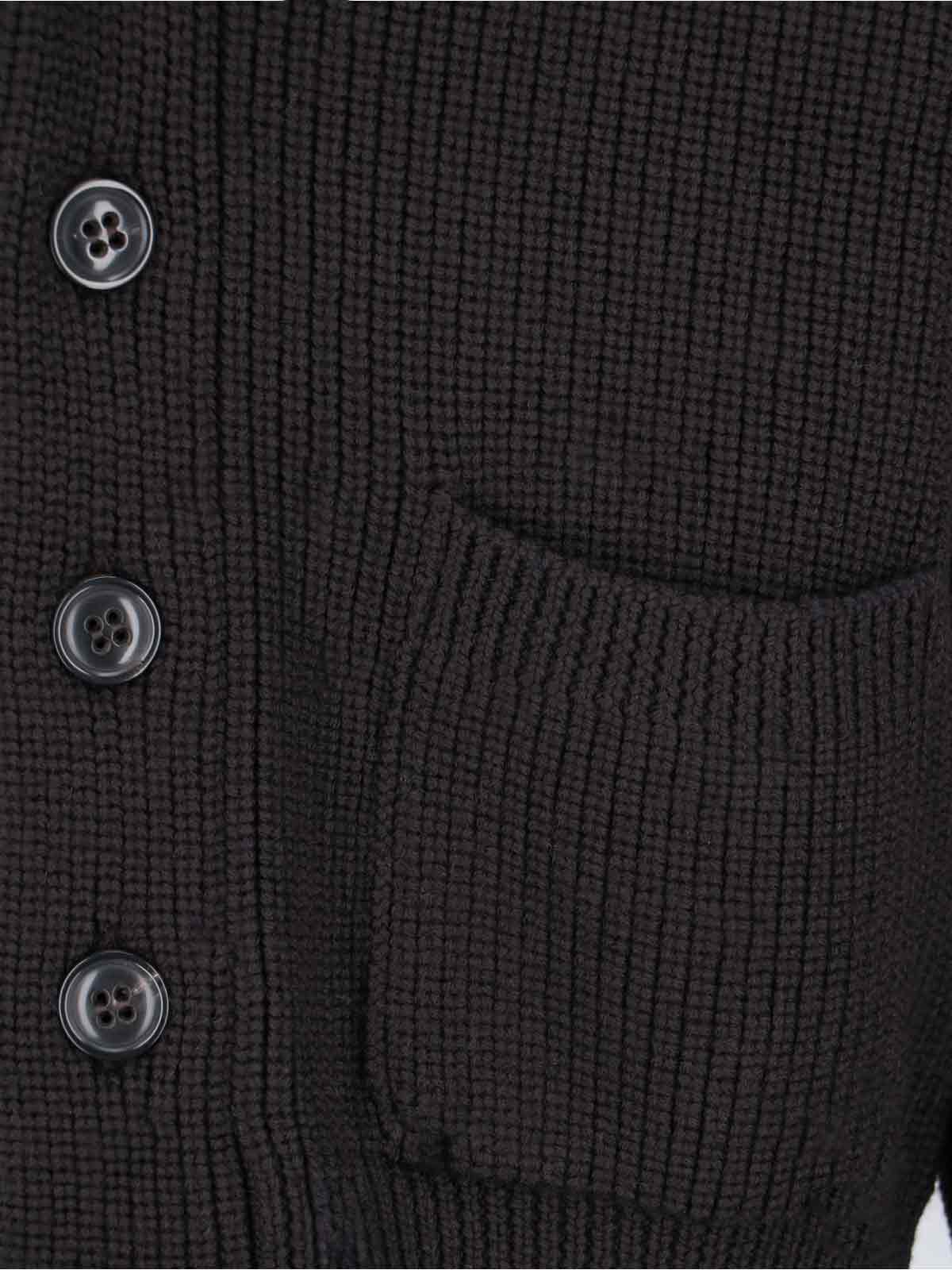 Shop Drumohr Cardigan With Lapels In Brown