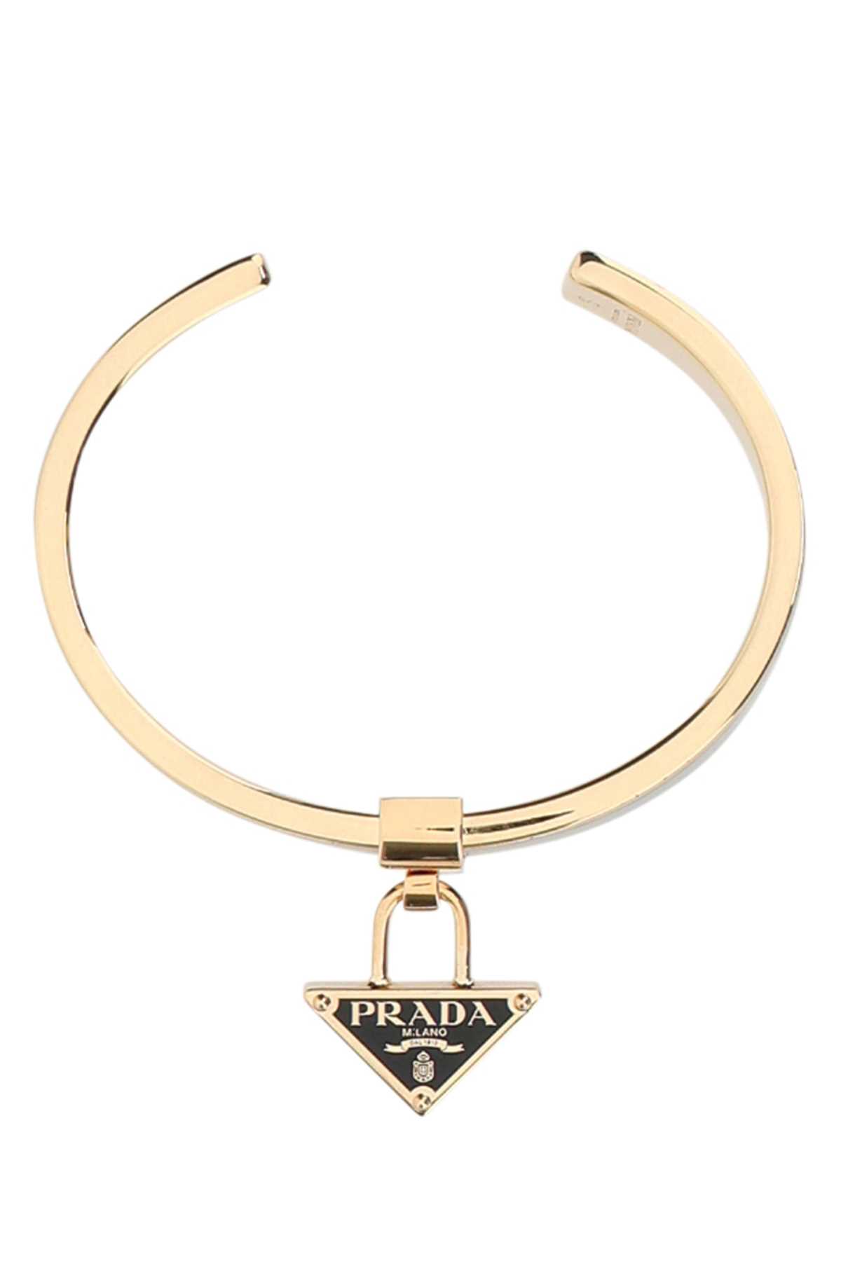 Shop Prada Enamelled Metal Bracelet In Multicolor