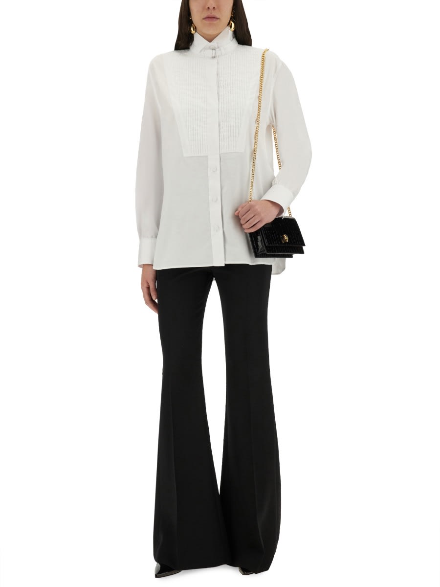 Alexander Mcqueen Tuxedo Shirt In White