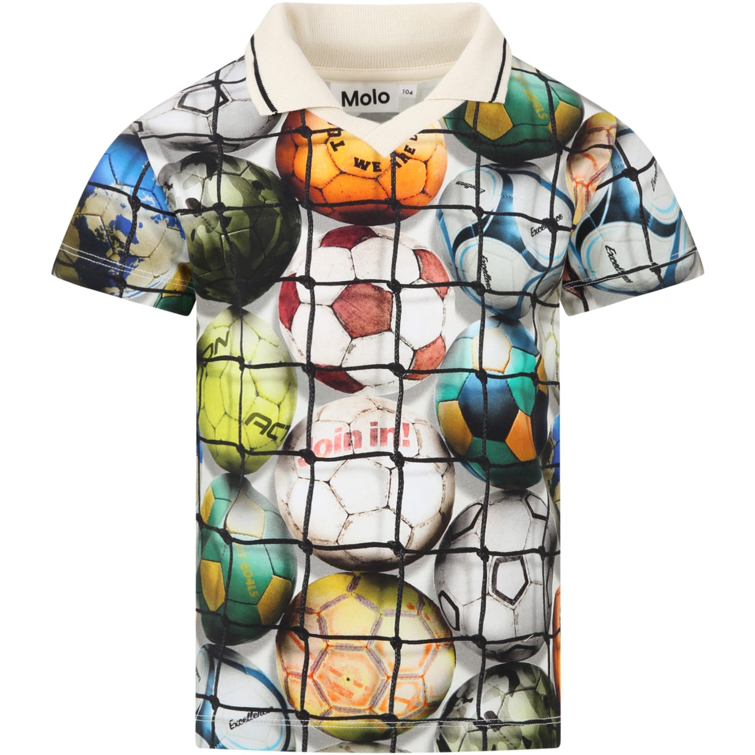 Molo Multicolor ren Polo Shirt For Boy