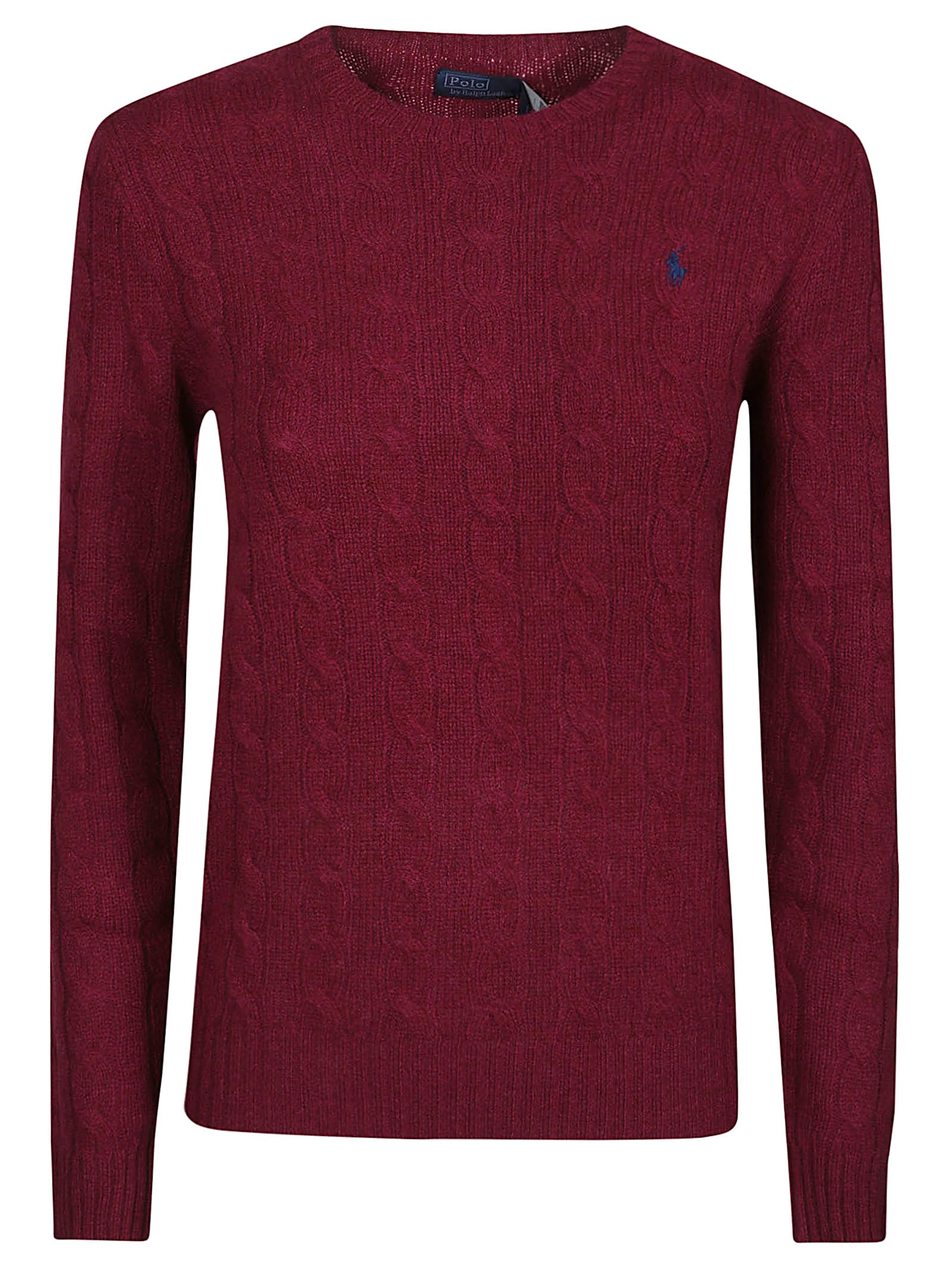 Shop Polo Ralph Lauren Julianna Sweater In Plum Heather