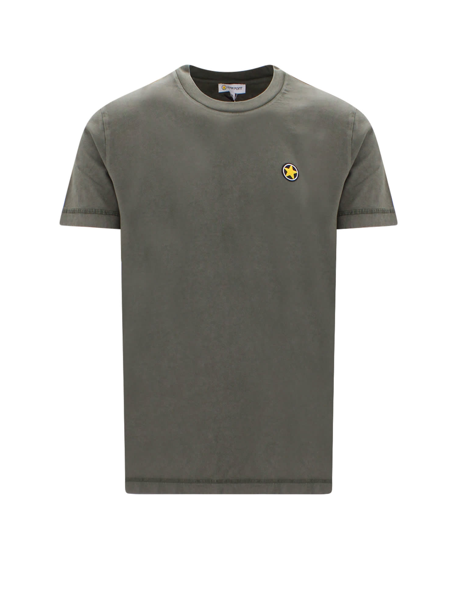 Star Point T-shirt In Green