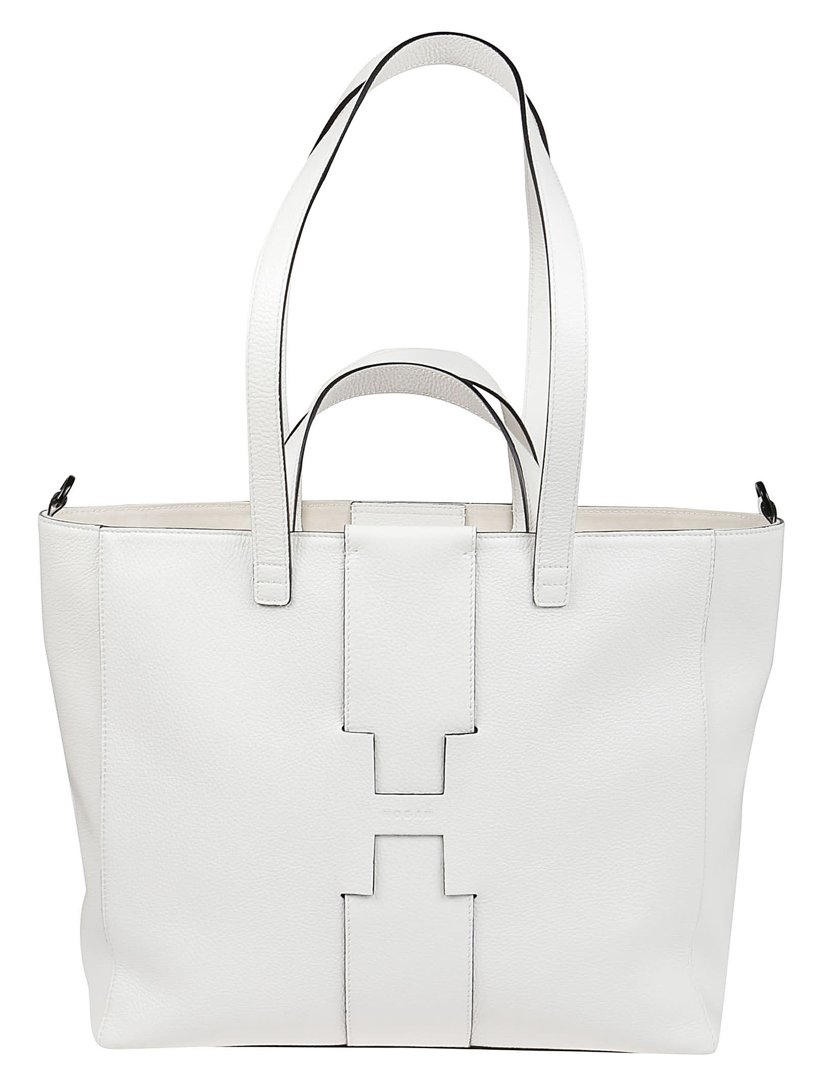 Hogan White Leather Bag