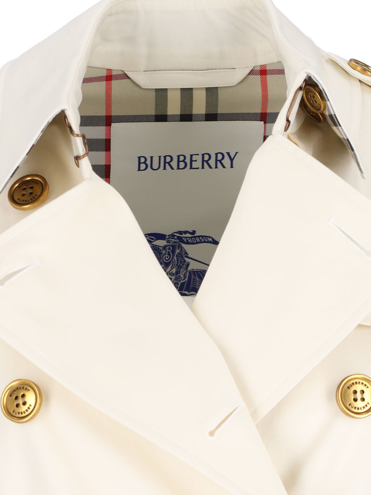 Burberry Waist Belted Double-breasted Epaulettes Jacket