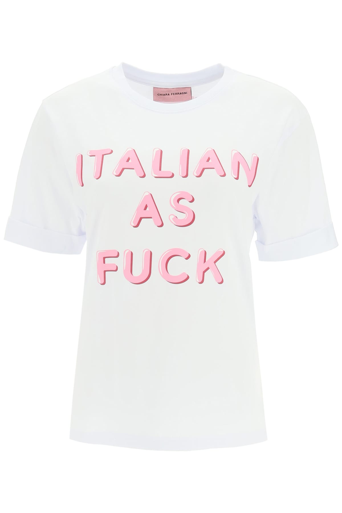 Chiara Ferragni italian As Fuck Print T-shirt
