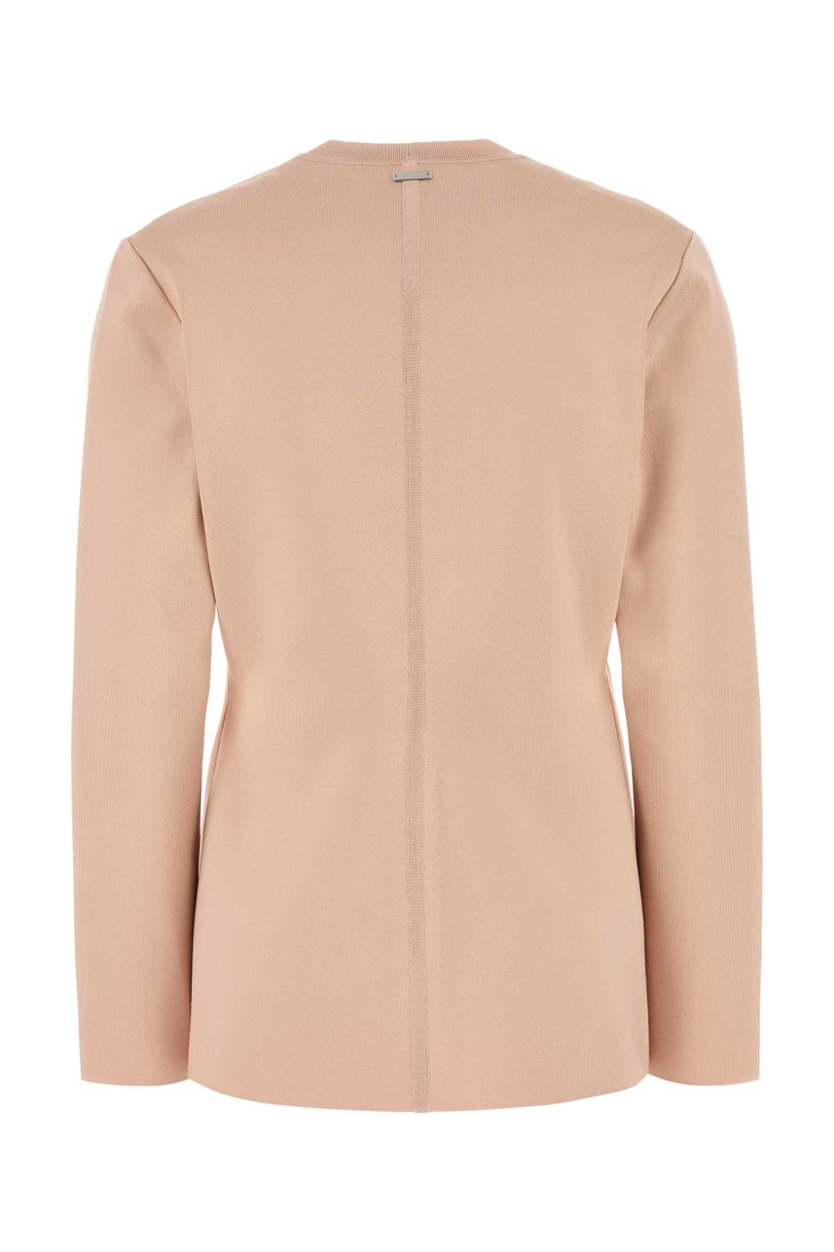 Ferragamo Stretch Viscose Blend Cardigan In Pink