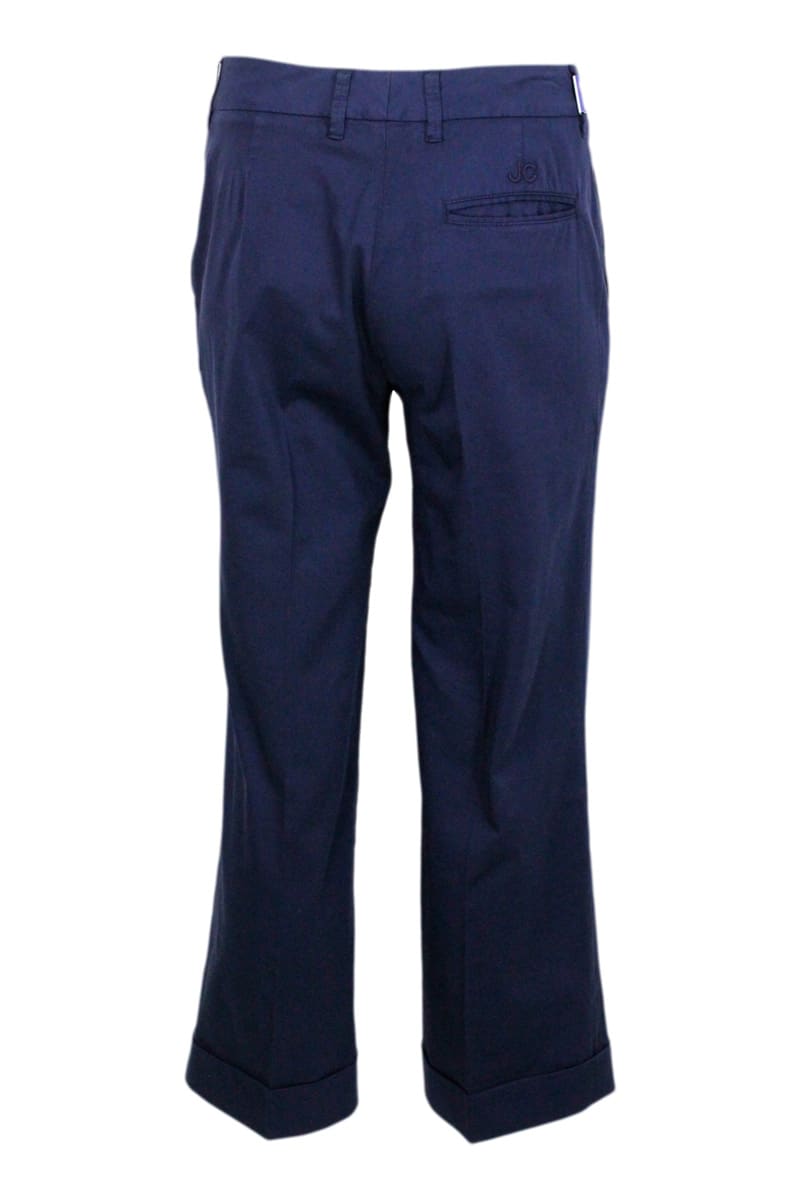 Shop Jacob Cohen Pants In Blue