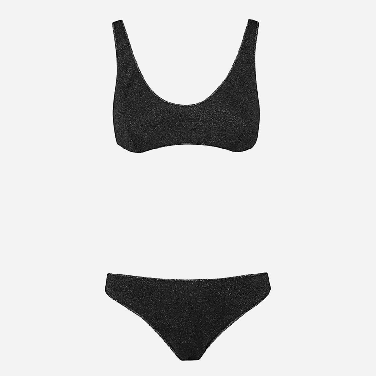 Black Lumière Sporty Bikini Beachwear
