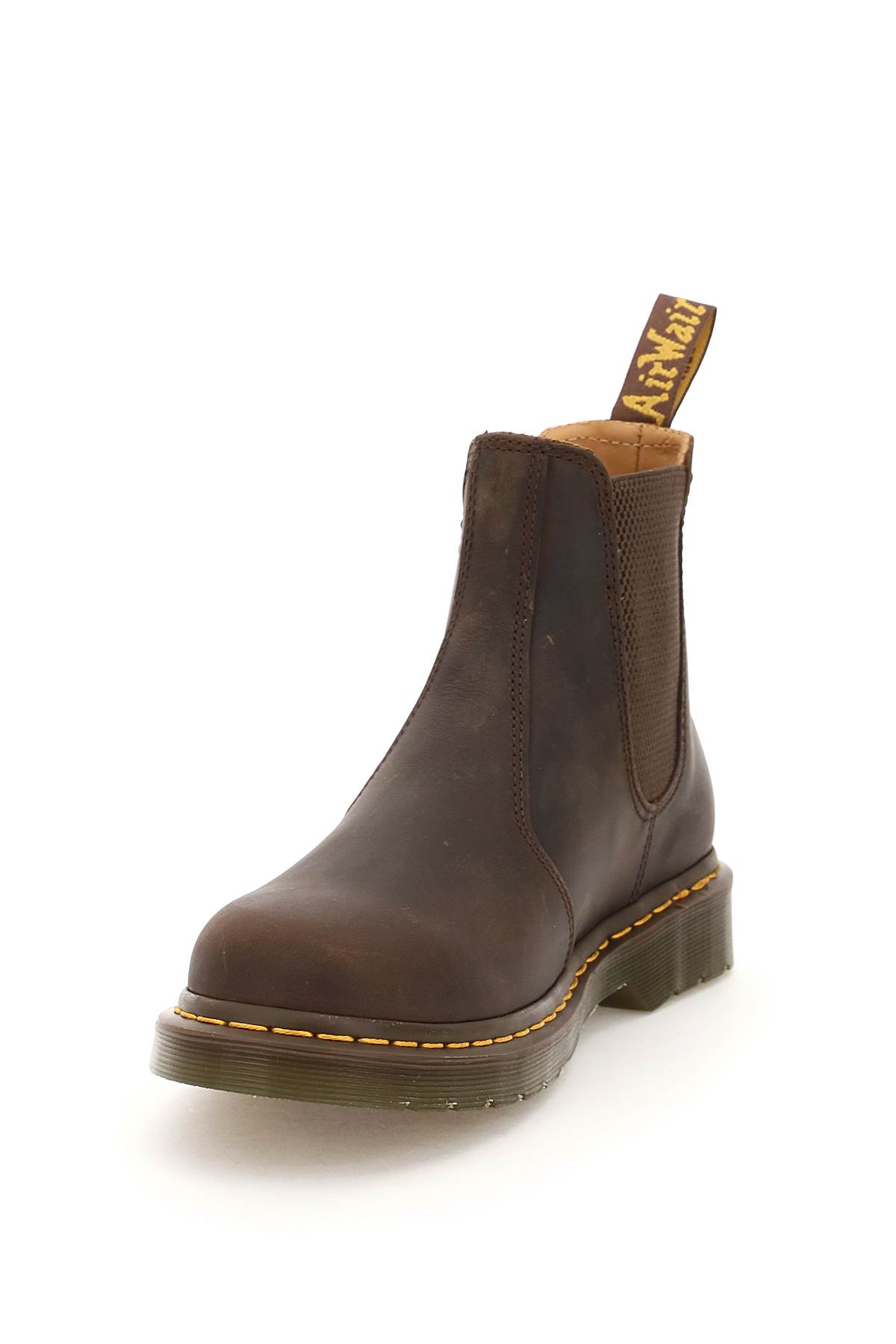 Shop Dr. Martens' 2976 Chelsea Boots In Dark Brown (brown)