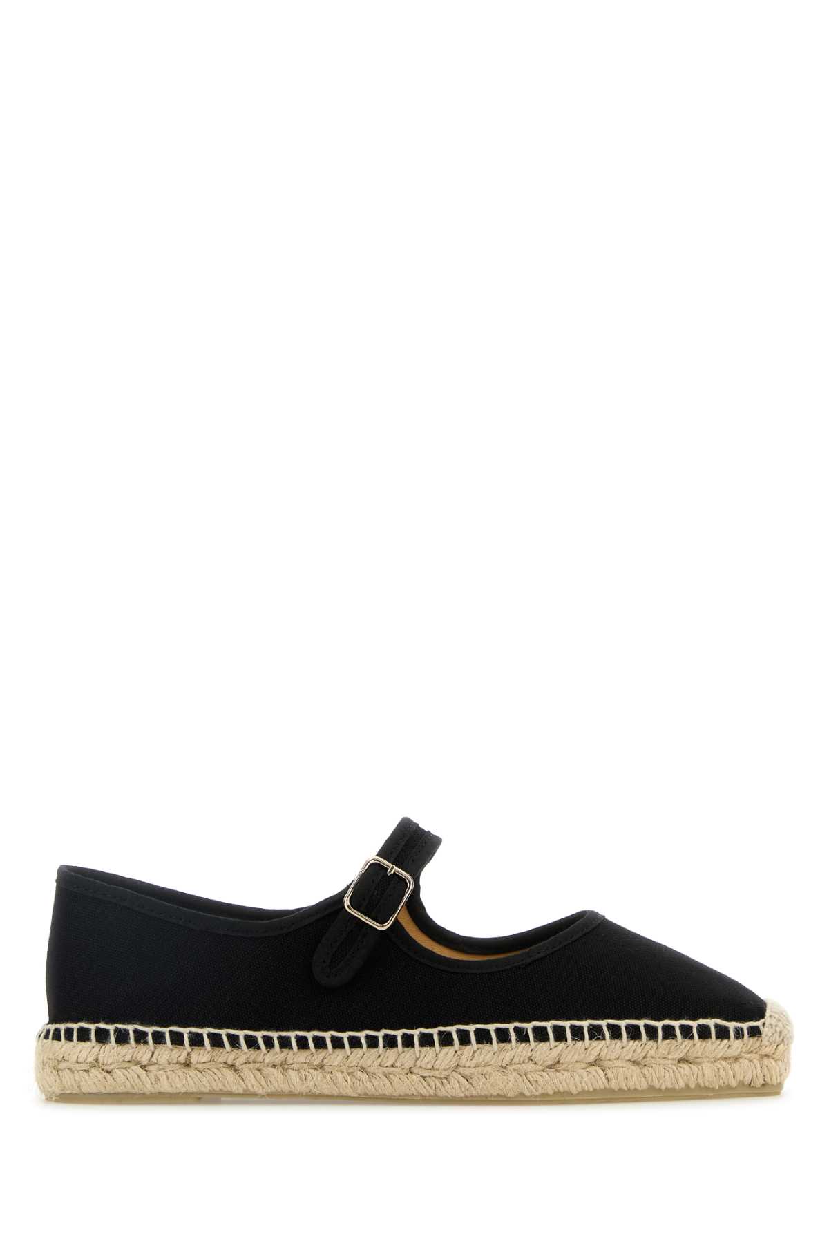 Castañer Black Canvas Espadrilles