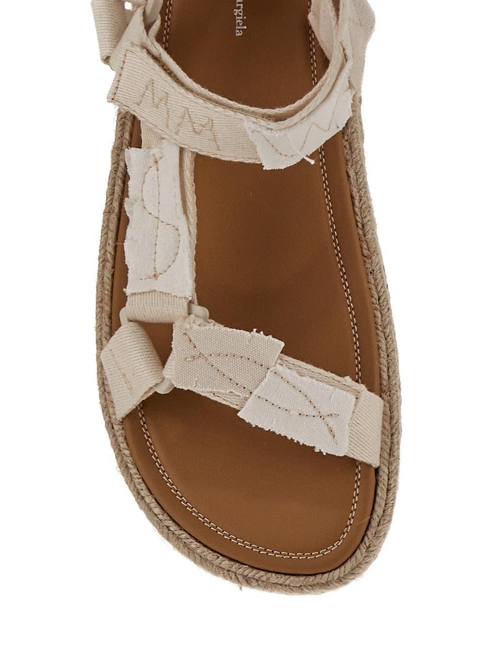 【送料&関税込】Maison Margiela Trekking Sandals Maison Margiela Trekking Sandals In White | ModeSens