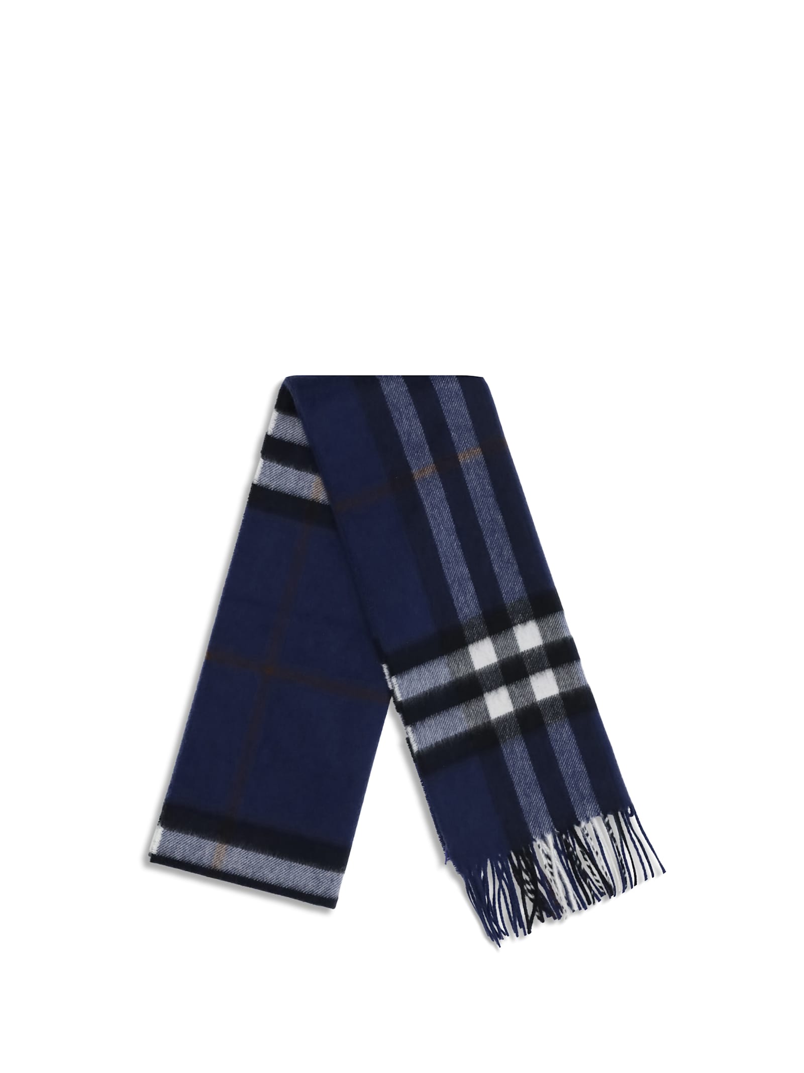 Burberry Men Cashmere Check Pattern Scarf