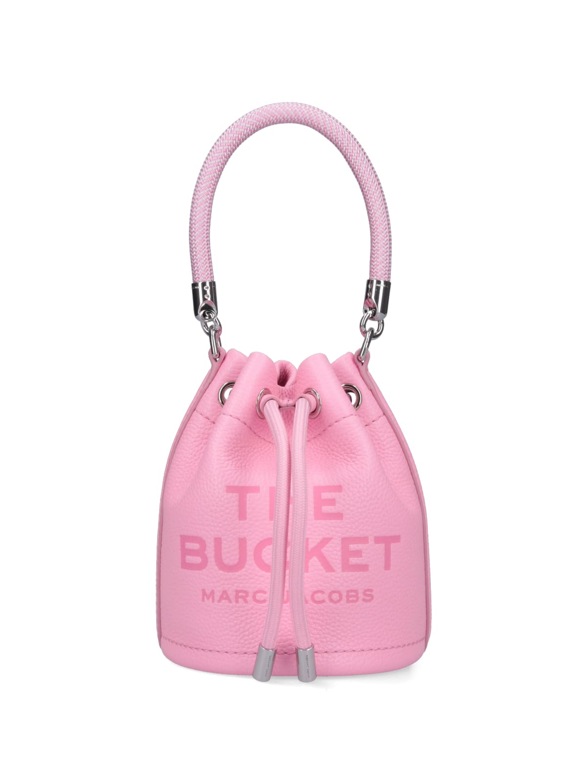 Shop Marc Jacobs Mini Bag The Leather Bucket In Pink
