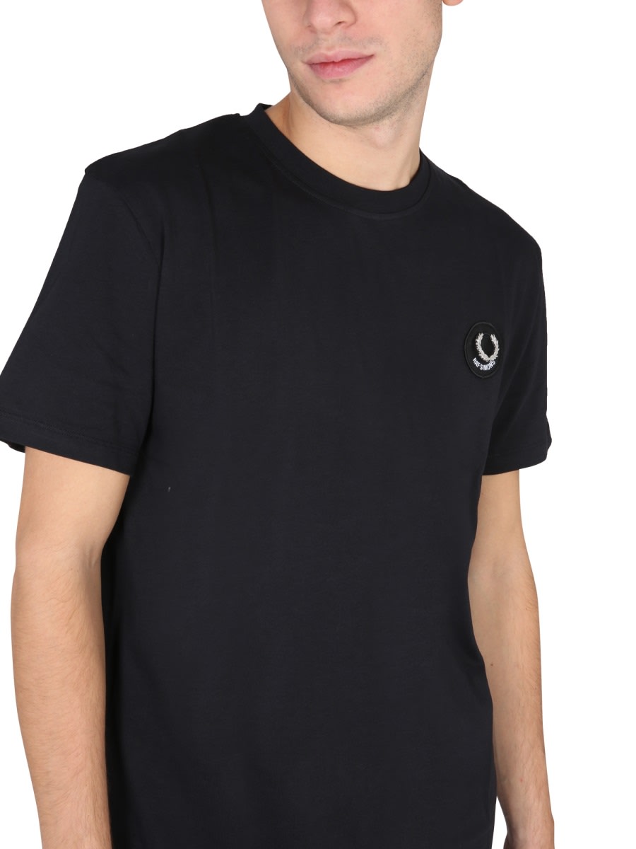 Fred Perry T-shirt With Logo In Black