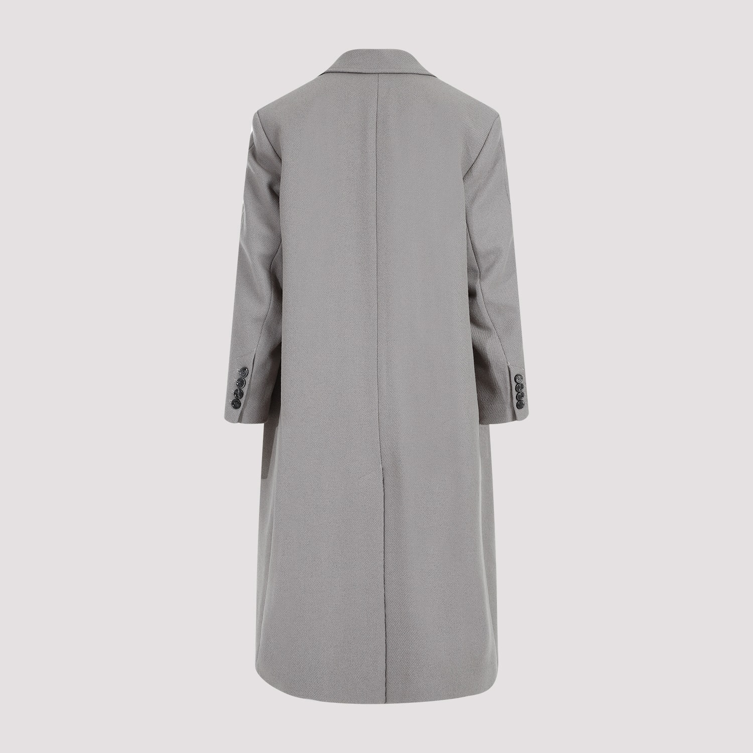 Shop Ami Alexandre Mattiussi Oversized Coat In Taupe