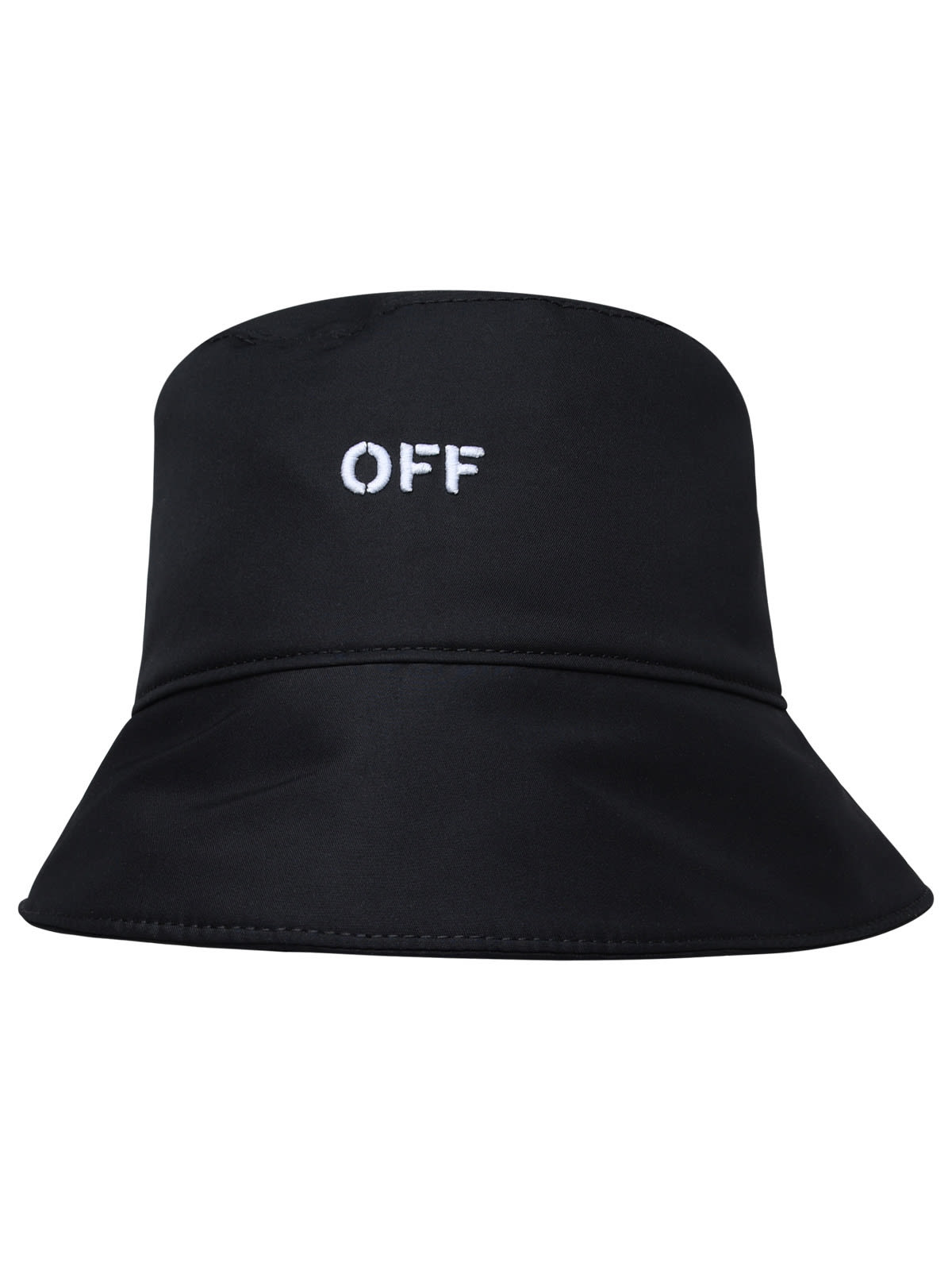 Shop Off-white Black Polyester Hat In Nero