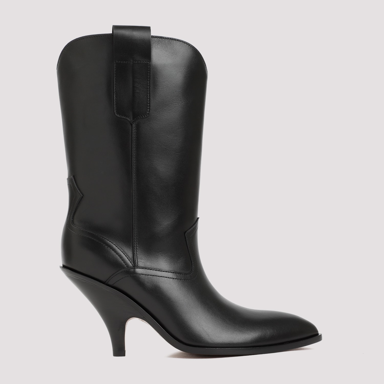 Shop Bally Lavyn Leather Boots In Black