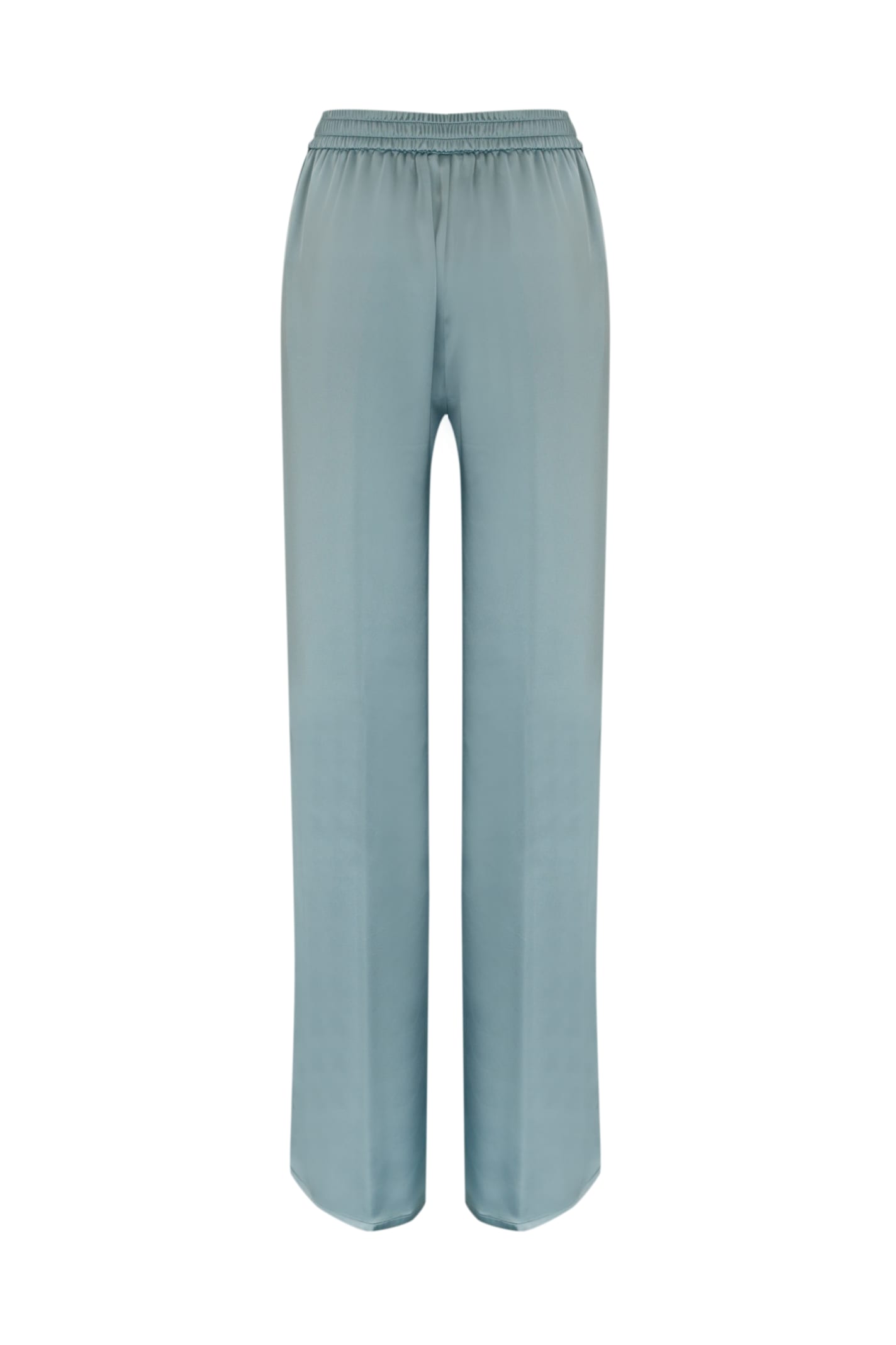 Herno Straight Trousers In Technical Fabric In Azzurro