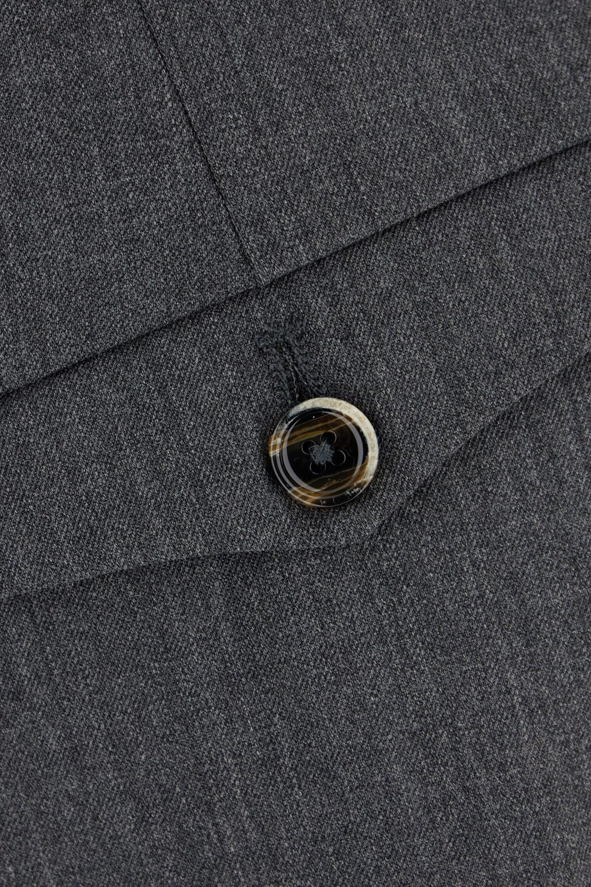 Nine In The Morning Graphite Stretch Wool Pants In Gray