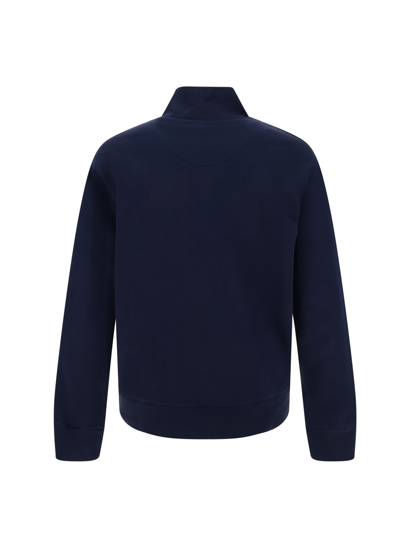 Shop Maison Kitsuné Sweatshirt In Ink Blue