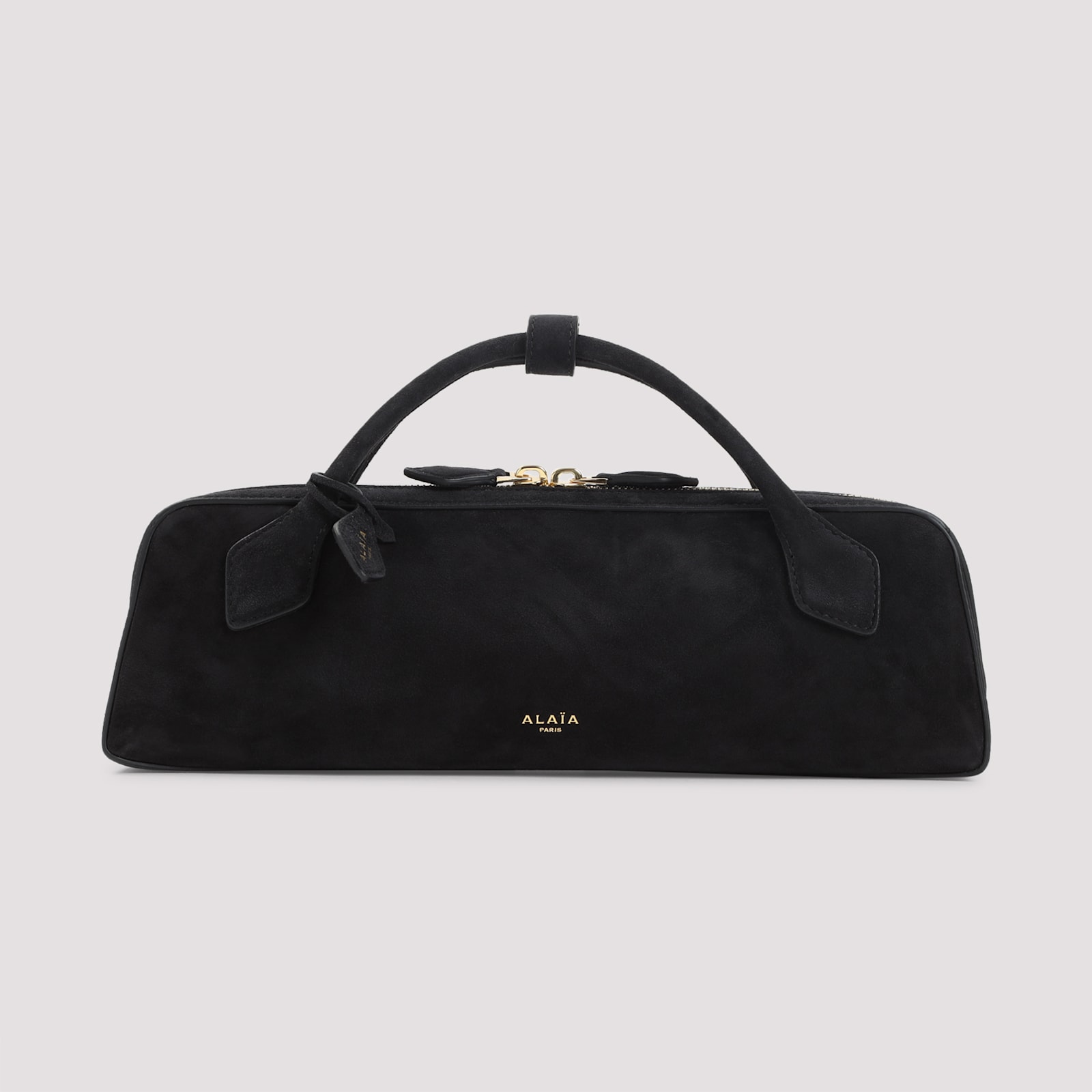 Alaïa Shoulder Bag In Soft Goat Leather In Black