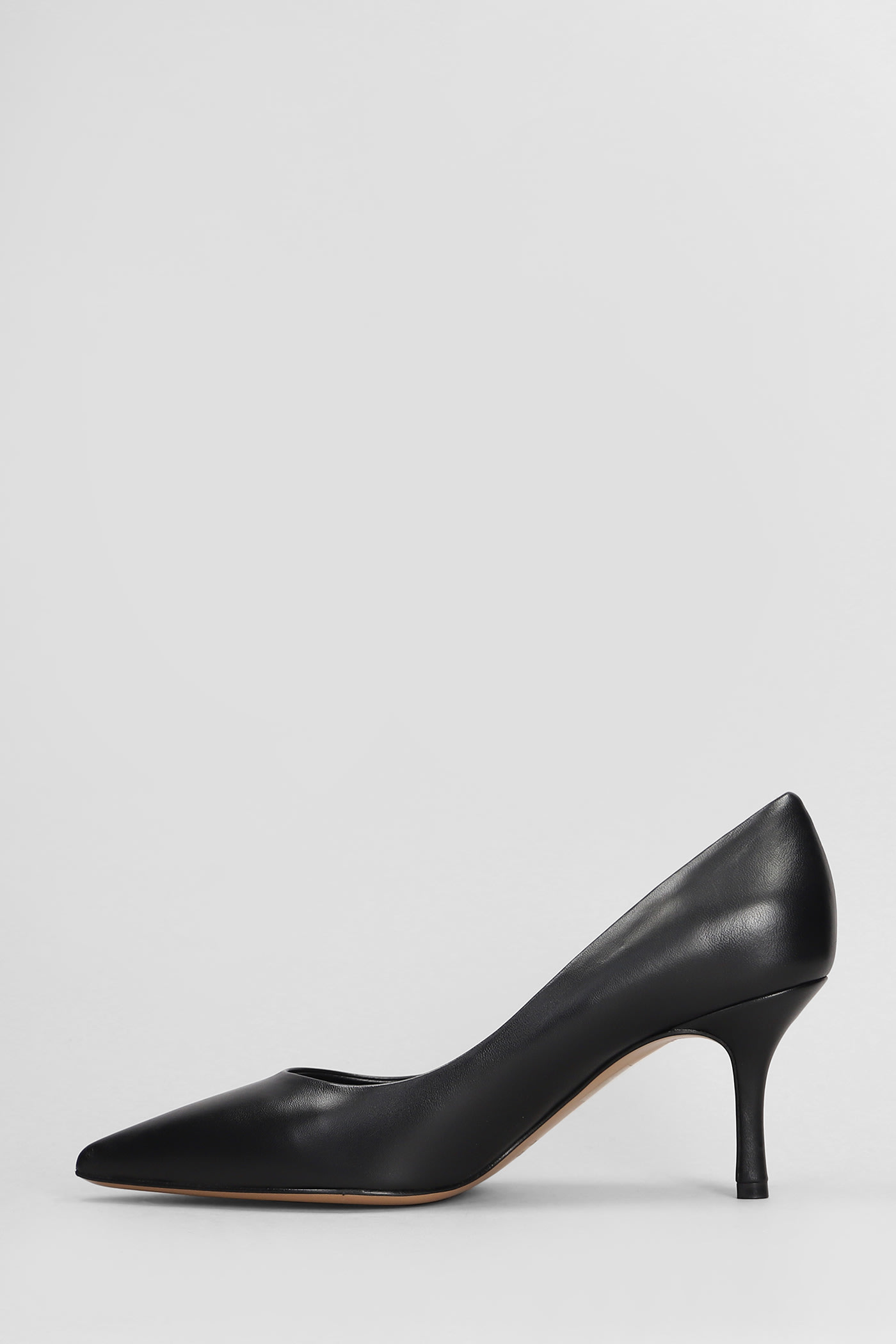 Shop The Seller Pumps In Black Leather