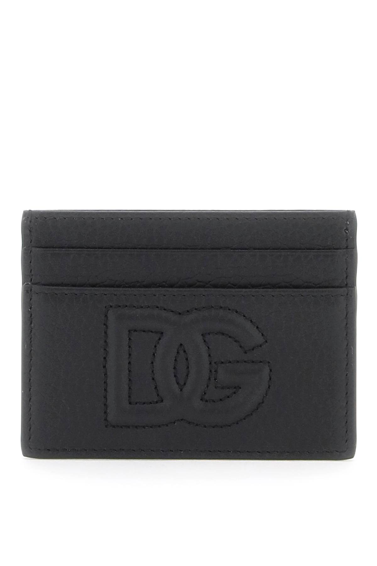 Shop Dolce & Gabbana Cardholder With Dg Logo In Nero (black)